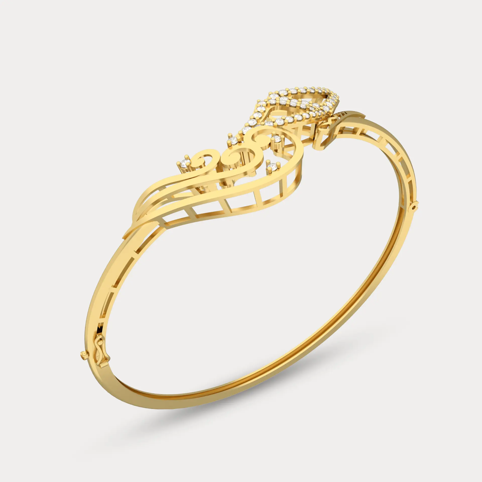 Graceful Butterfly Diamond Bracelet