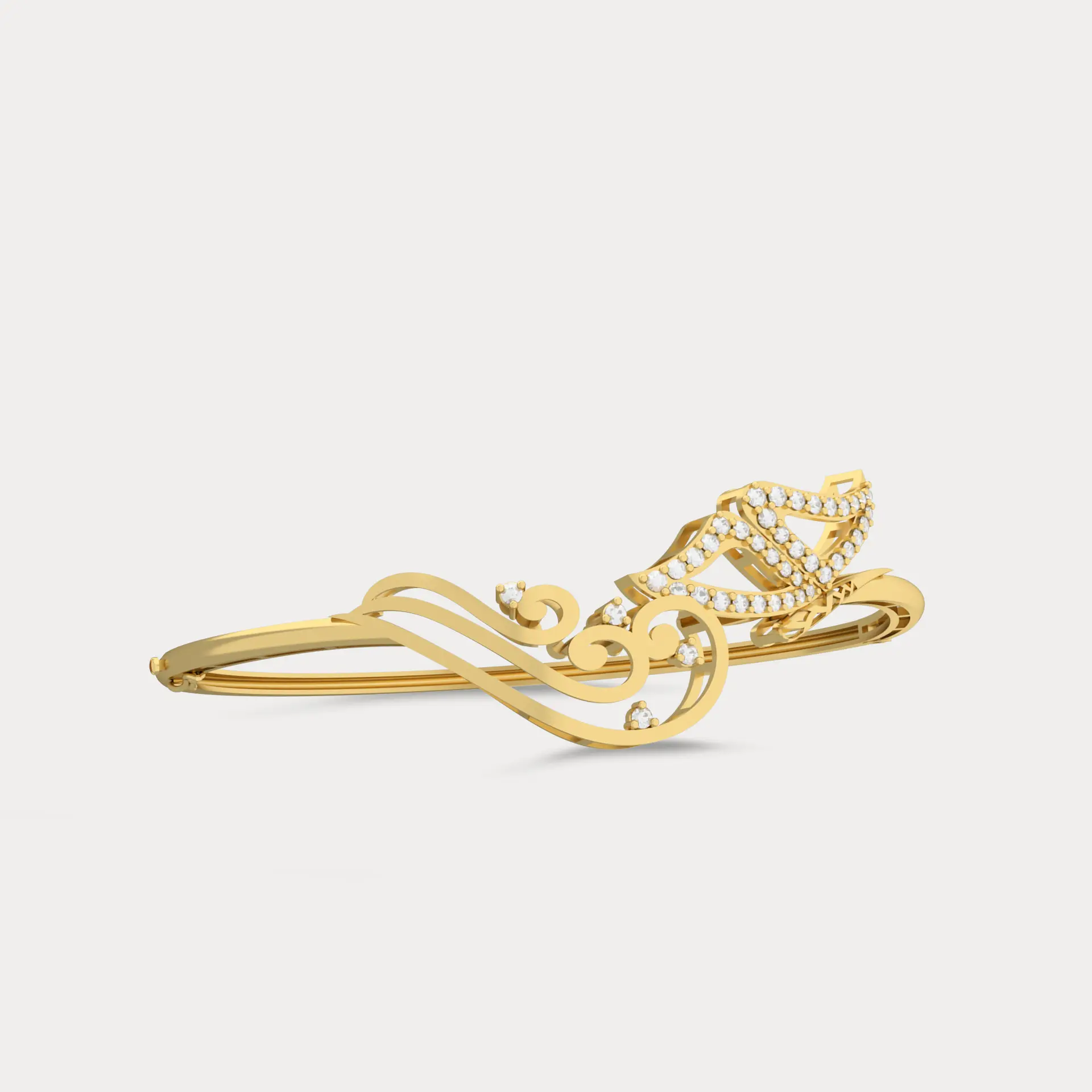 Graceful Butterfly Diamond Bracelet, alternate view