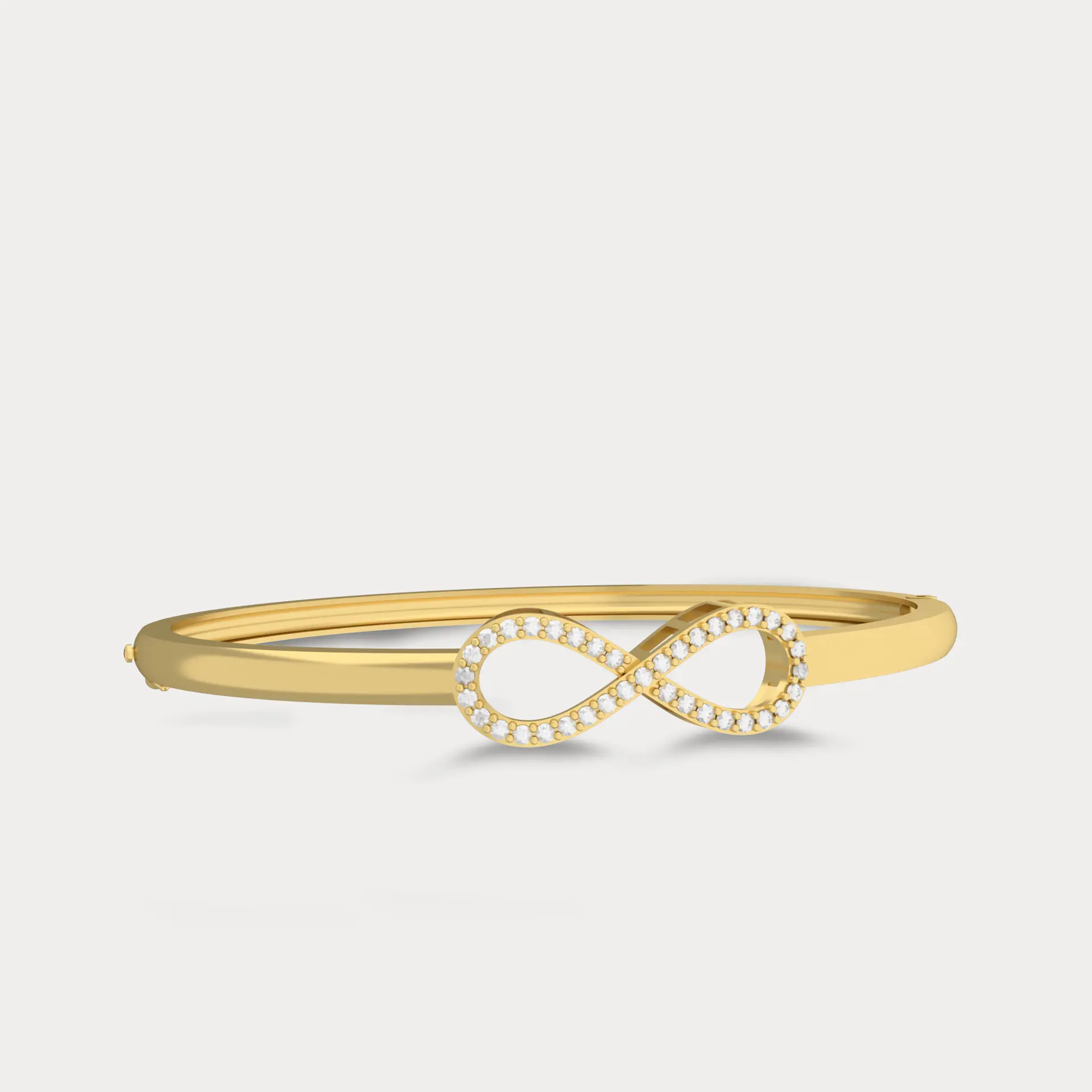 Infinity Diamond Bracelet, alternate view