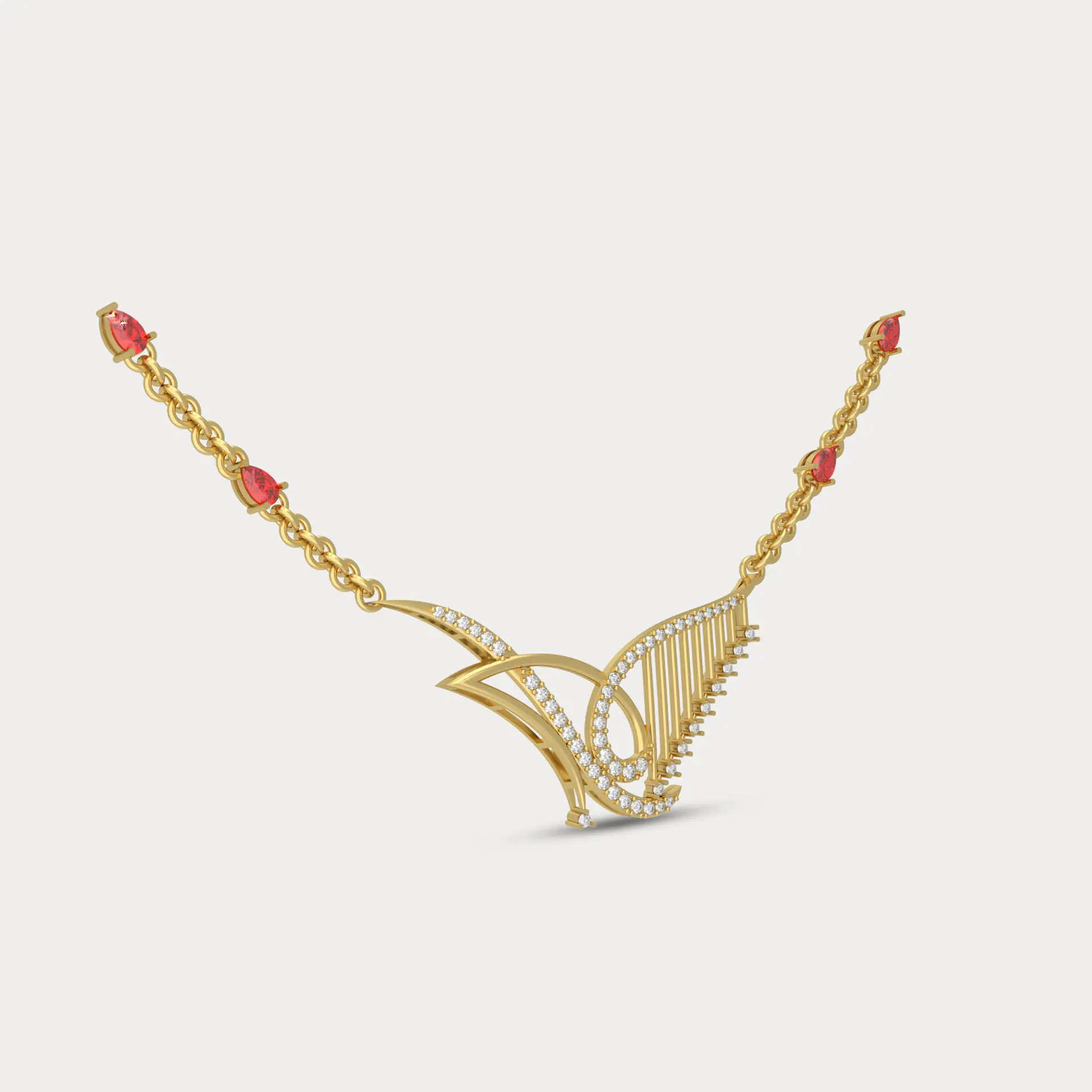 Omya Diamond Necklace, alternate view