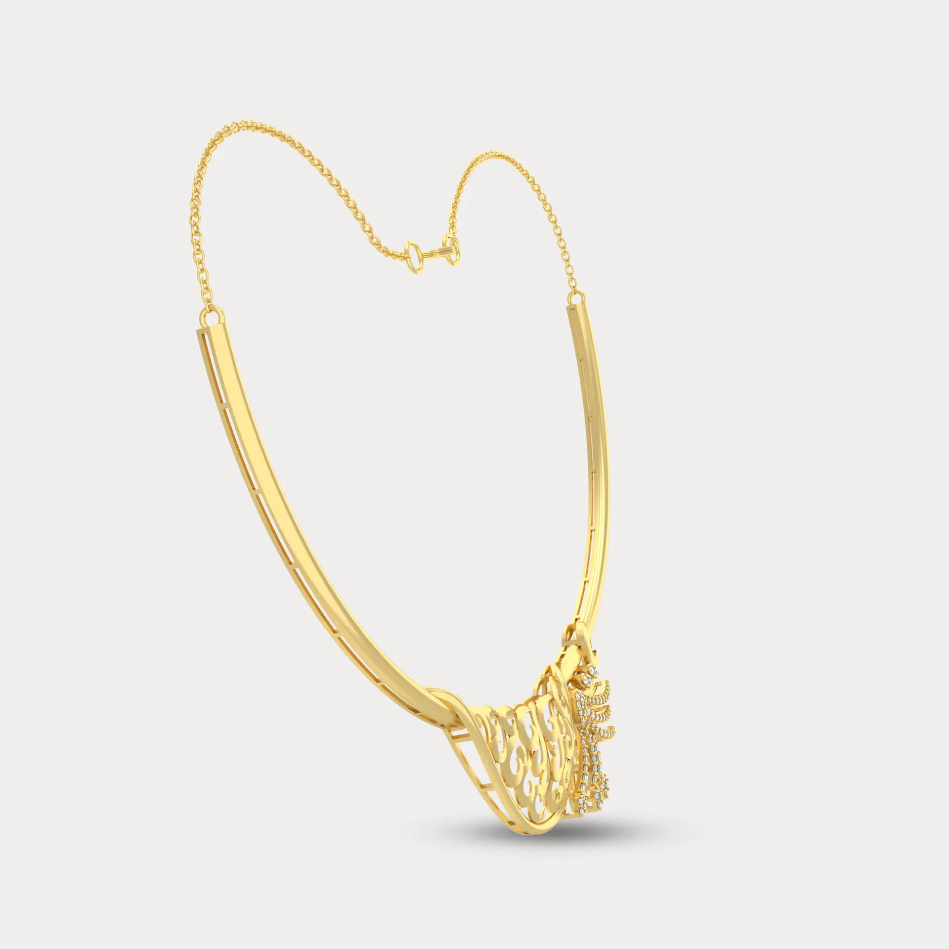 Dazzle Diamond Necklace, alternate view