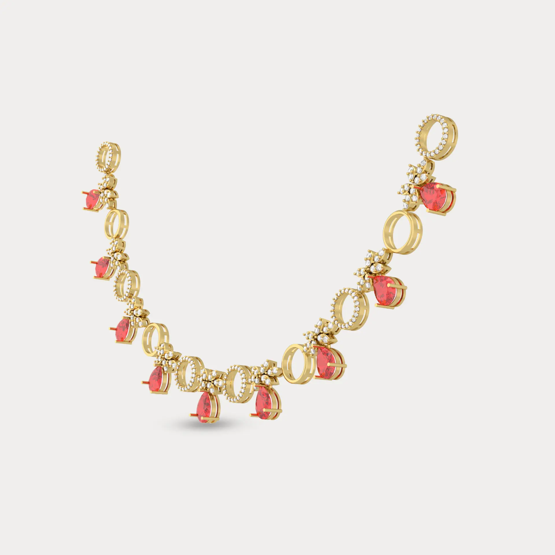 Urja Diamond Neckalce, alternate view
