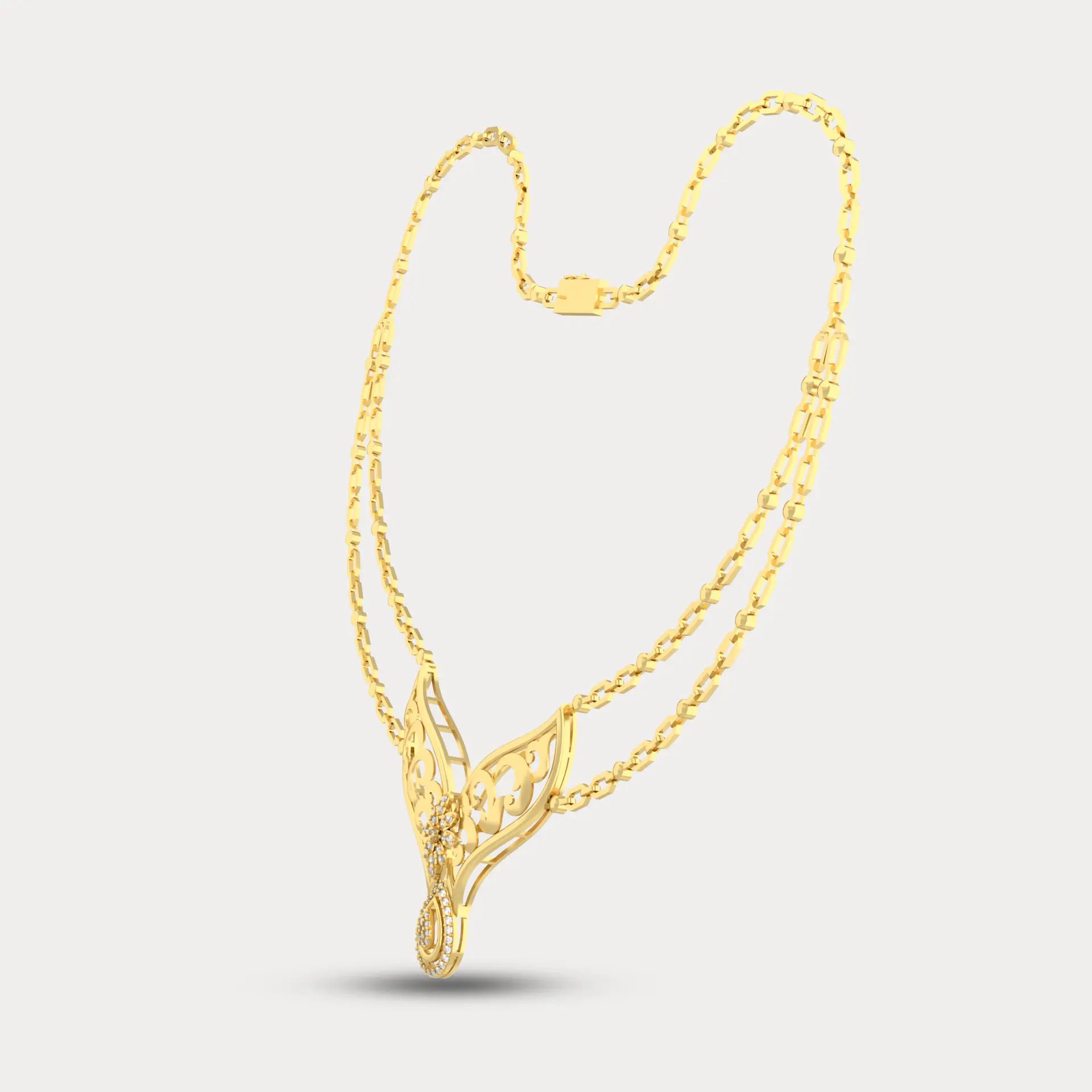 Tiffany Diamond Necklace, alternate view