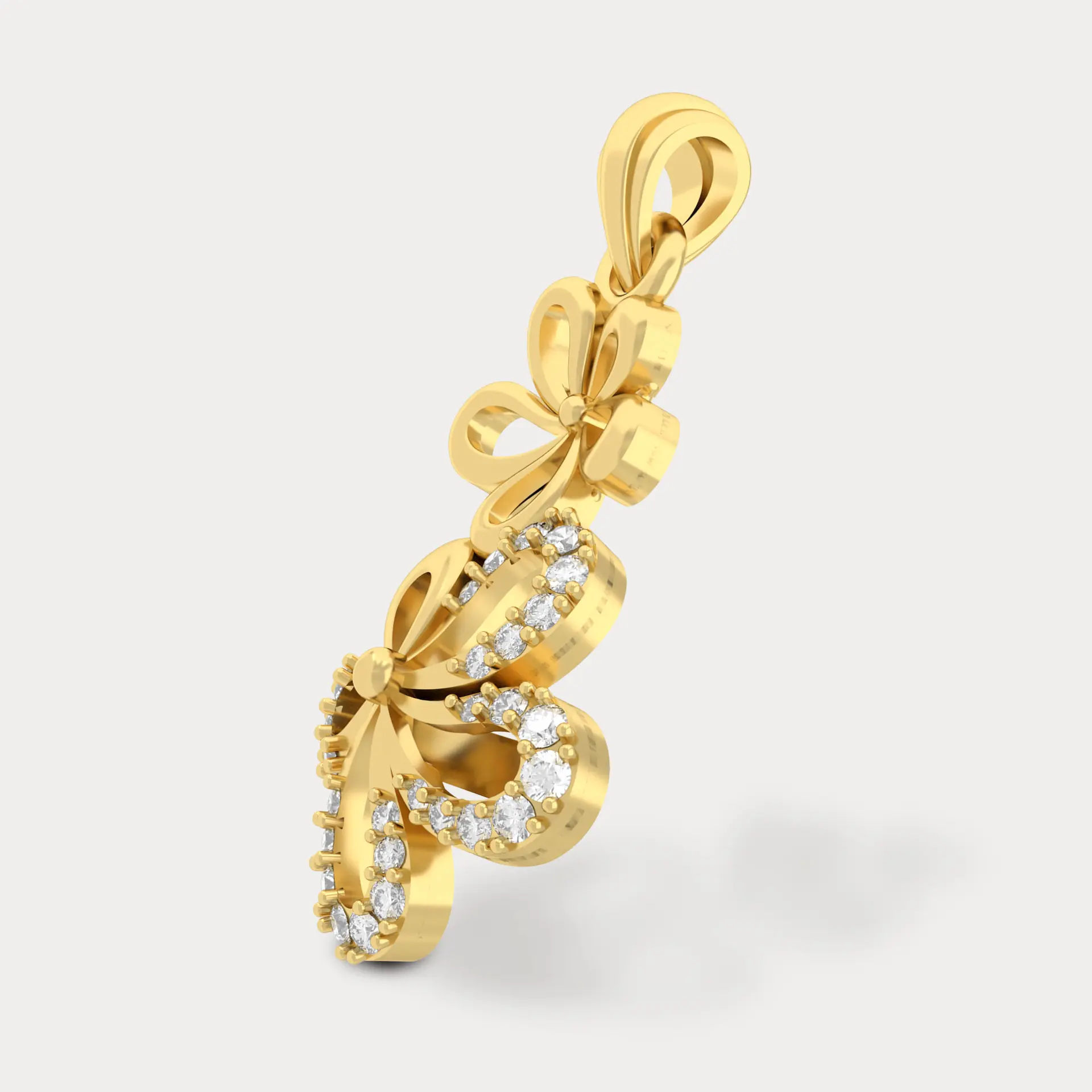 Floria Diamond Pendant, alternate view
