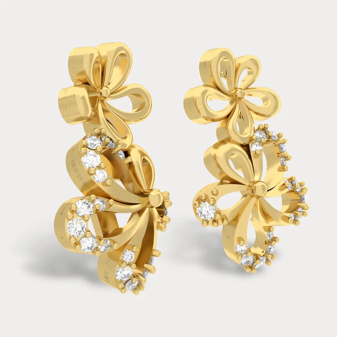 Floria Diamond Earring, alternate view
