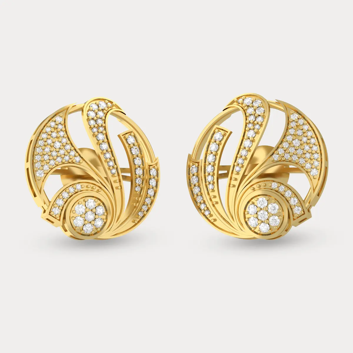 Gleaming Glints Diamond Earrings