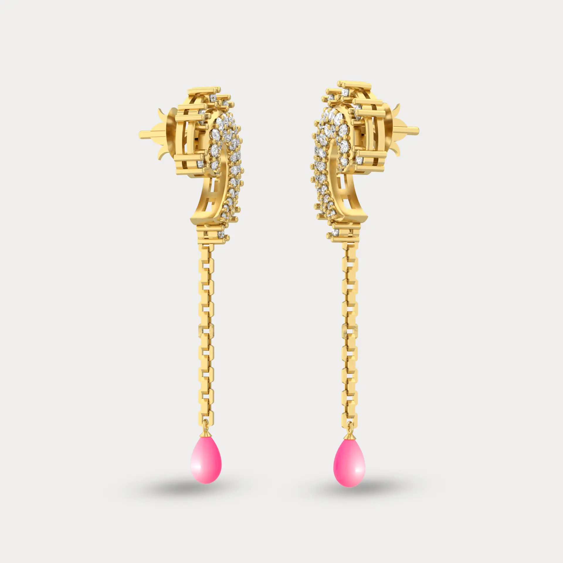 Ethereal Elegance Diamodn Earrings, alternate view