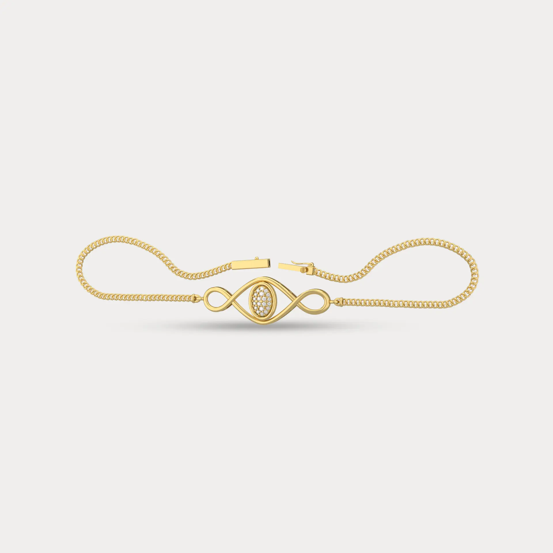 Infinite Evileye Diamond Bracelet