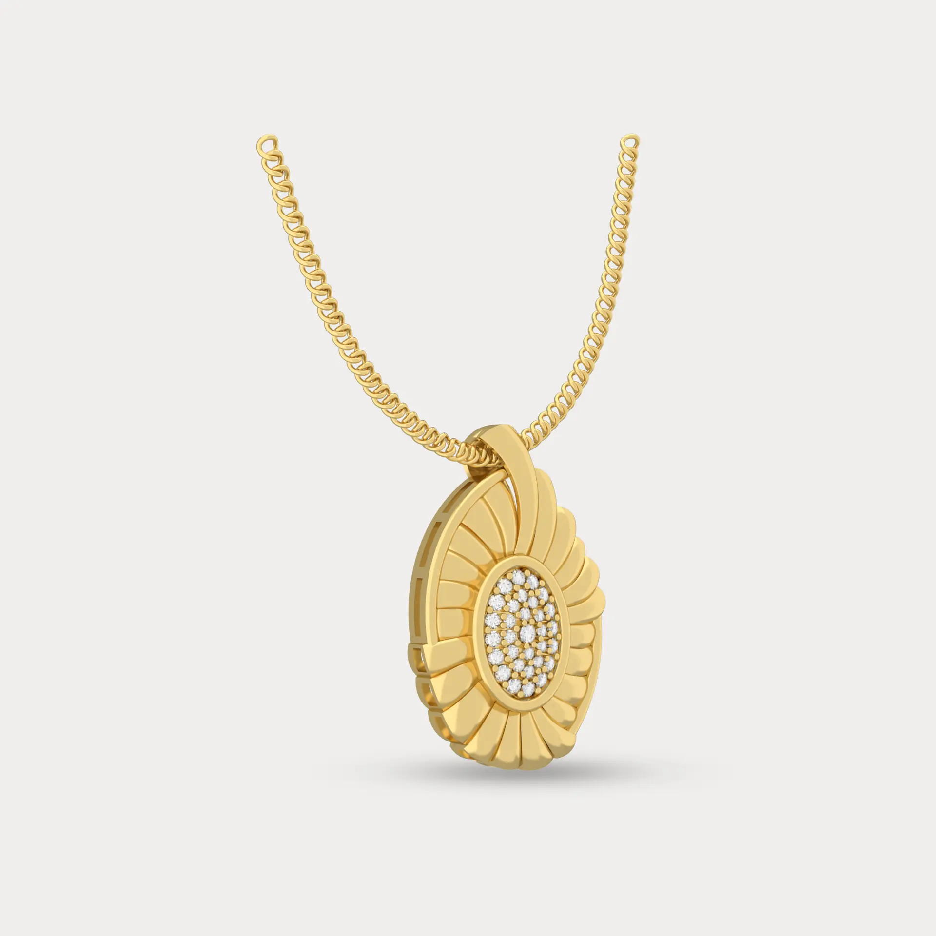 Mystic Eye Diamond Pendant, alternate view