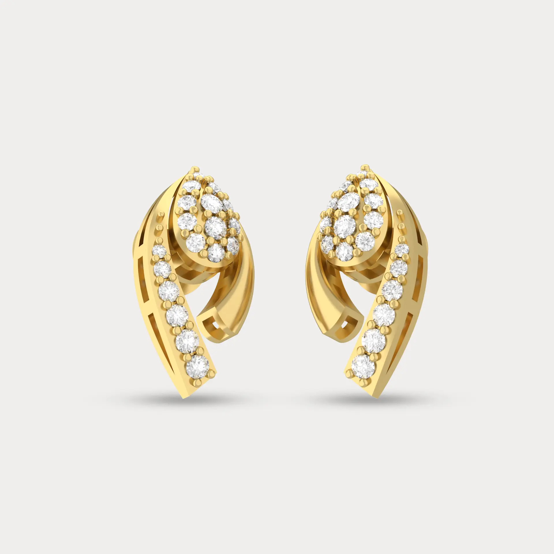 The Lyra Diamond Earrings