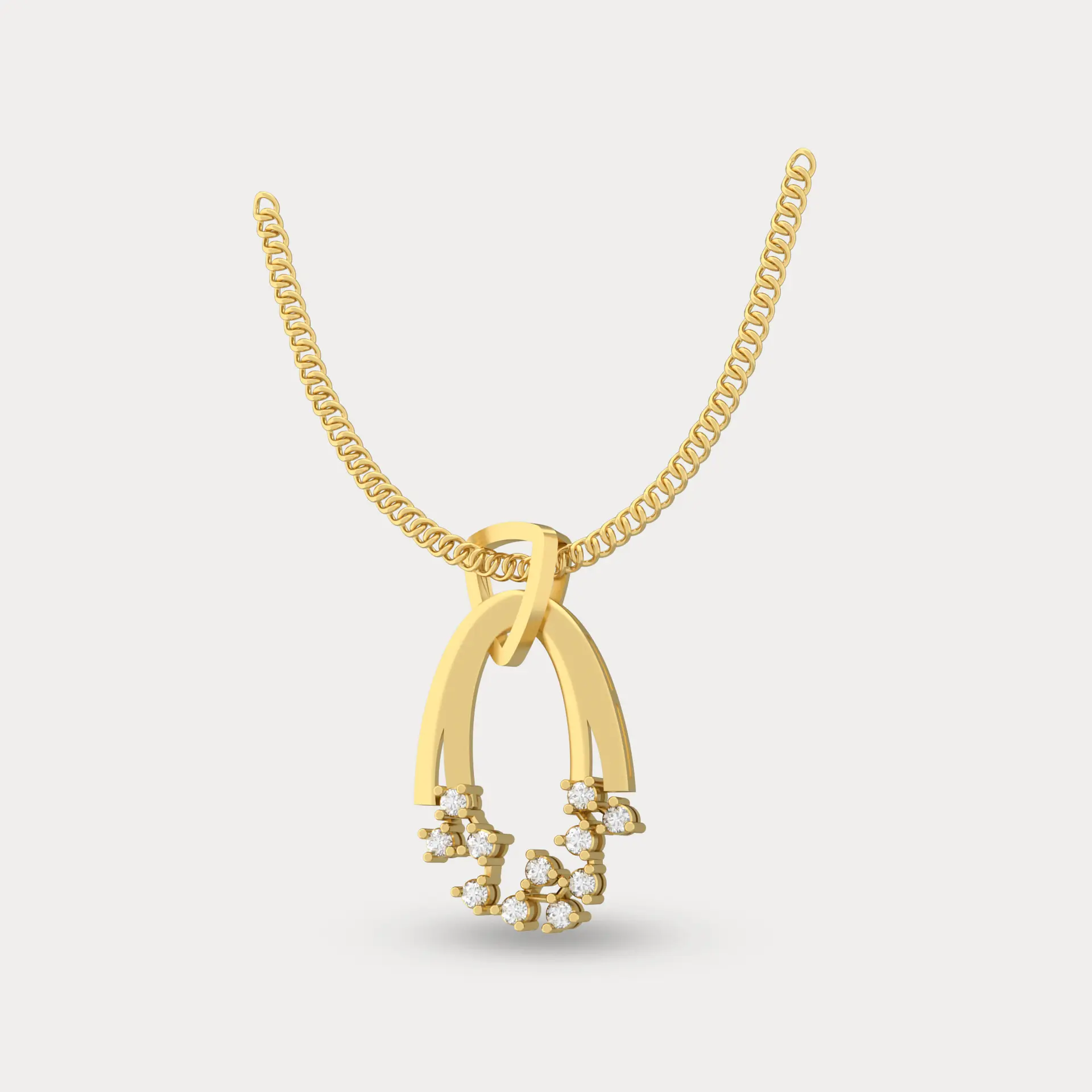Spring's Embrace Diamond Pendant