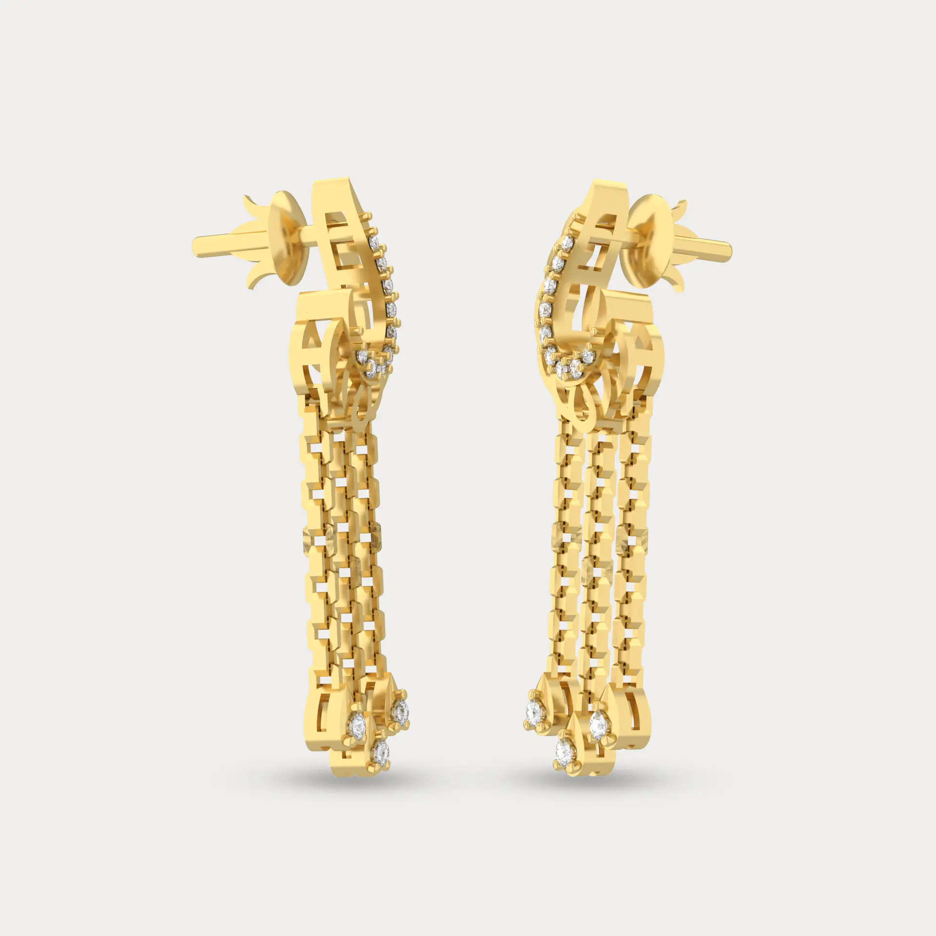 Dazzling Beauty Diamond Earrings, alternate view