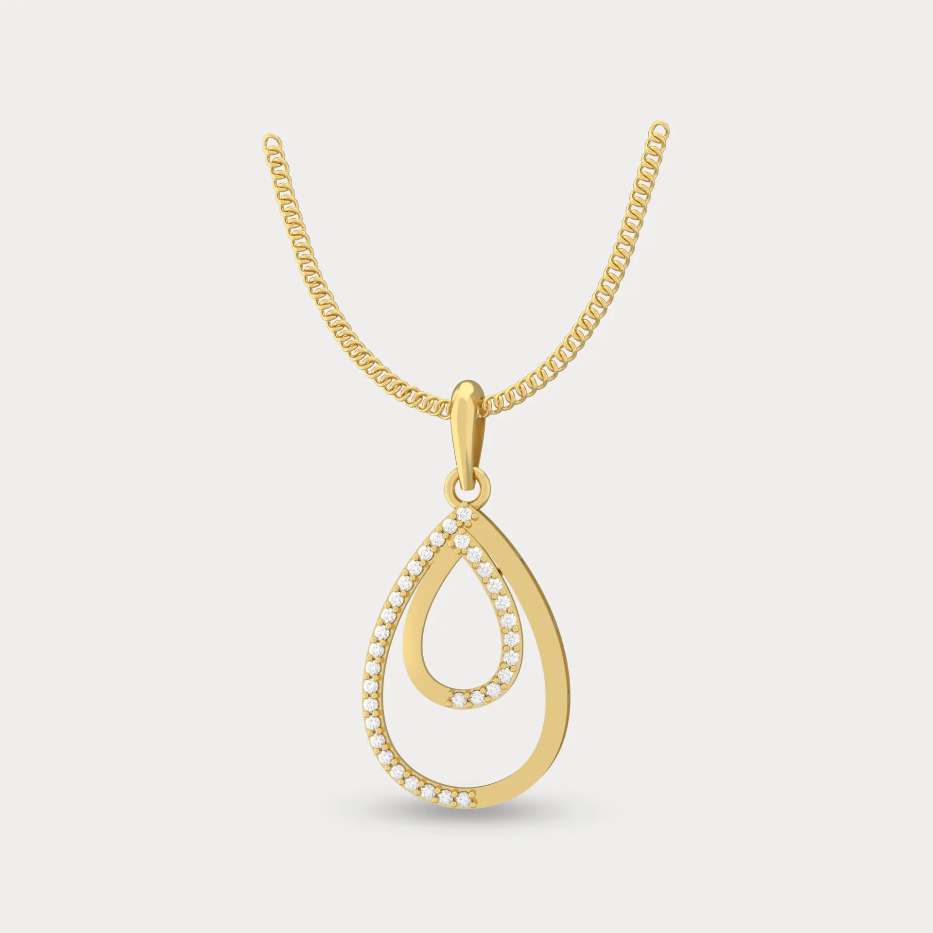 Aurora Droplet Diamond Earrings