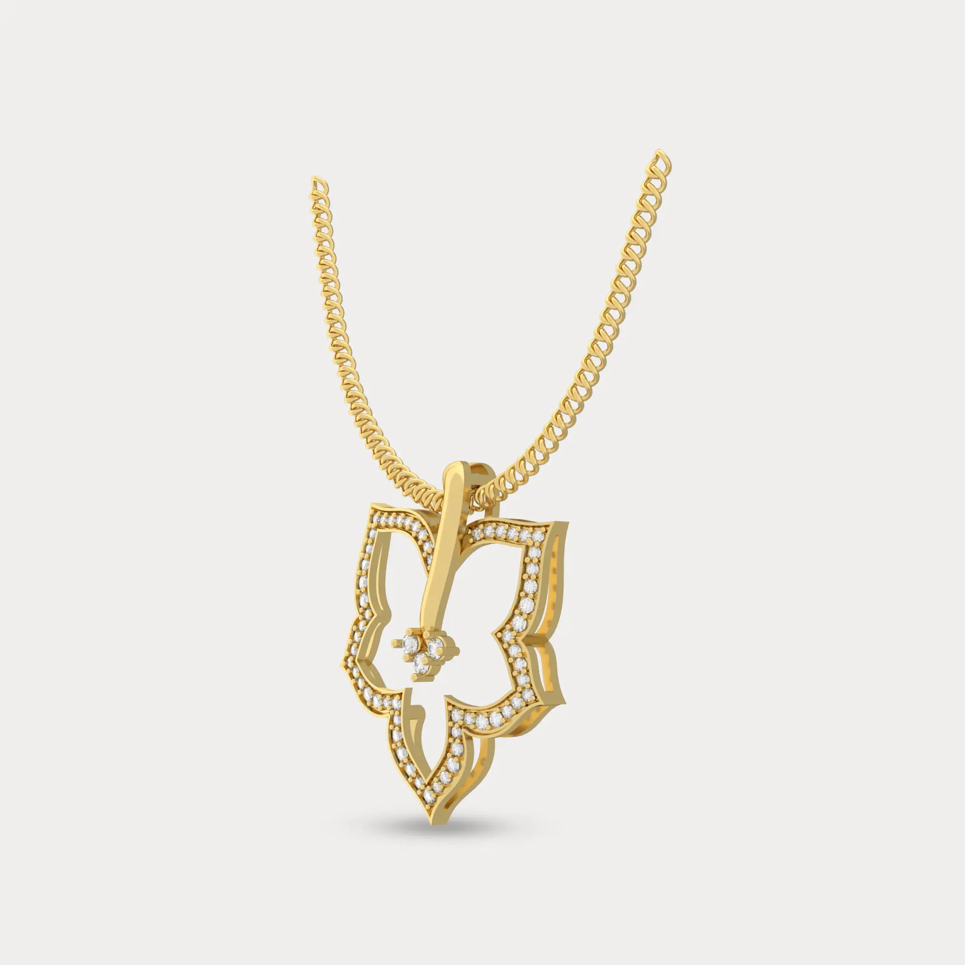 LilyLove Diamond Pendant, alternate view