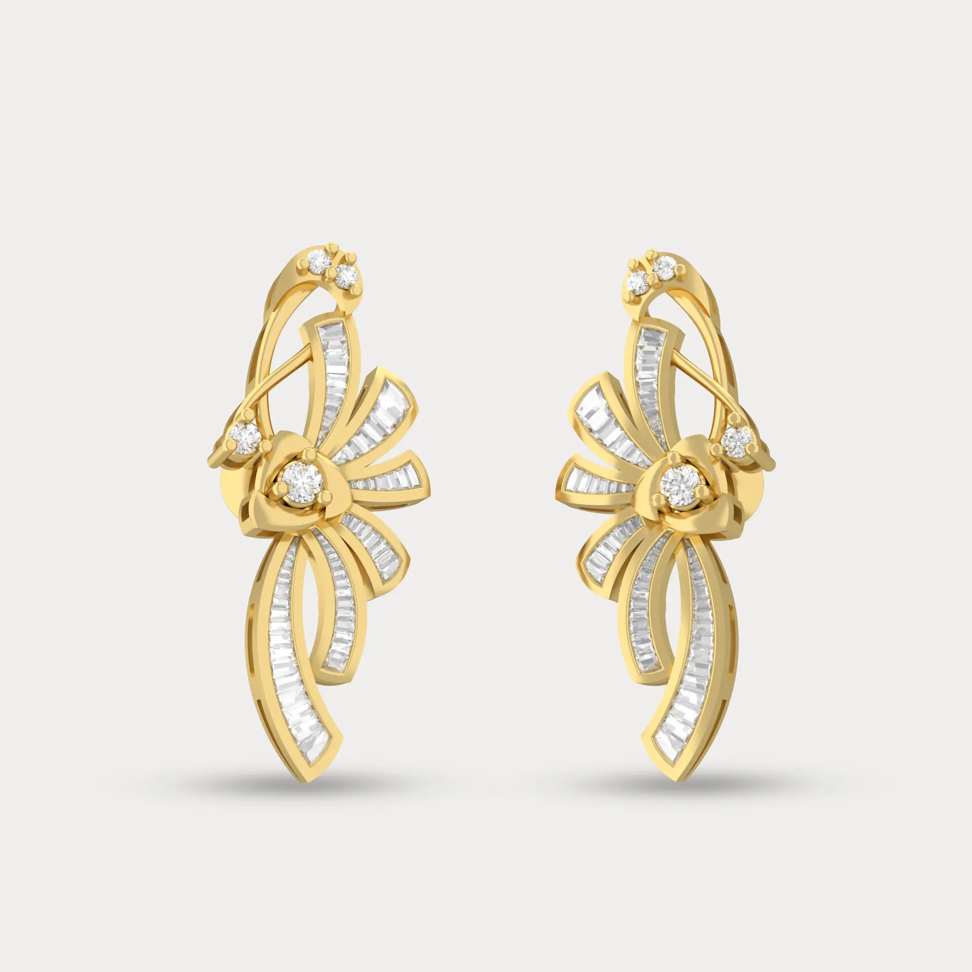 GleamSpark Diamond Earrings