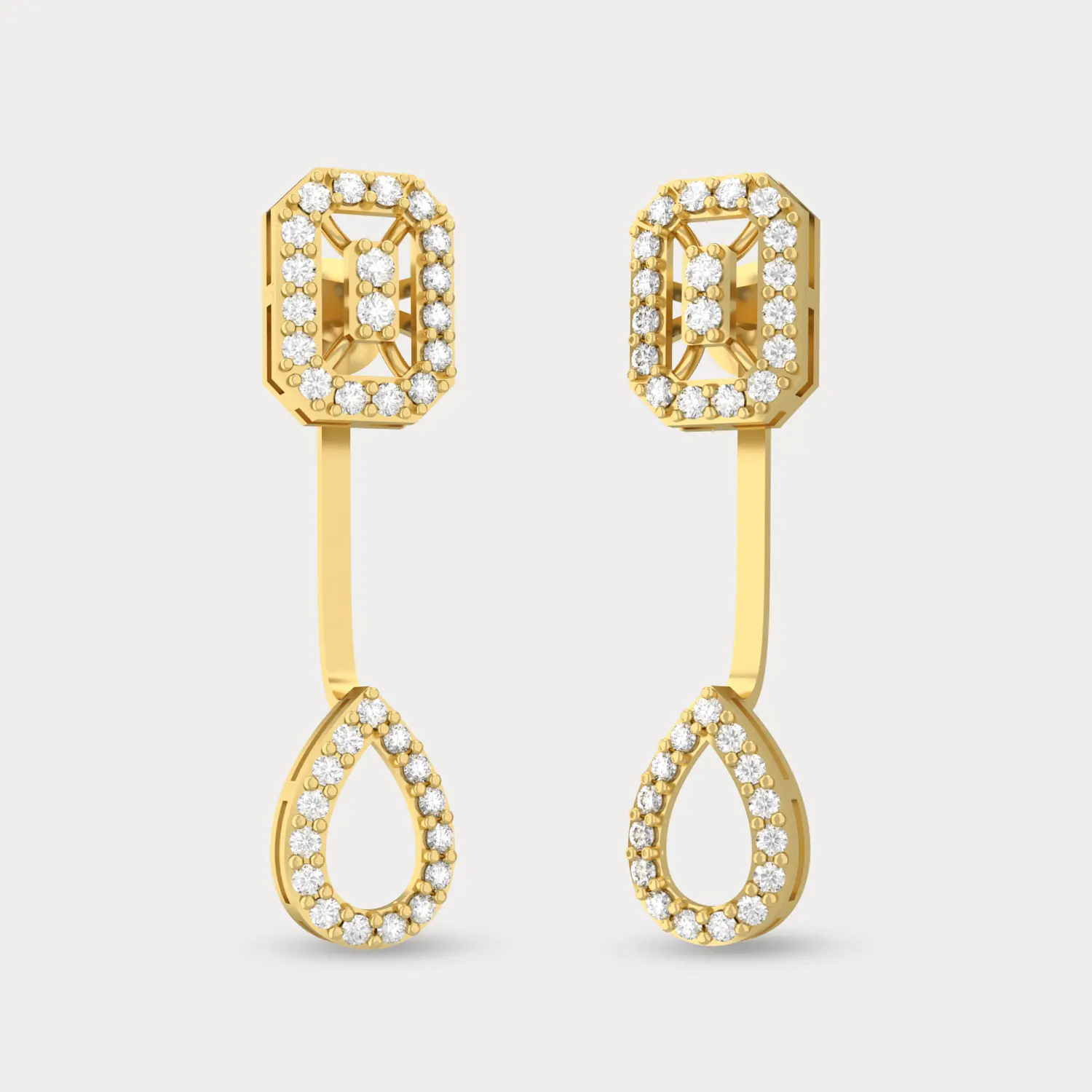 DazzleDrops Diamond Earrings