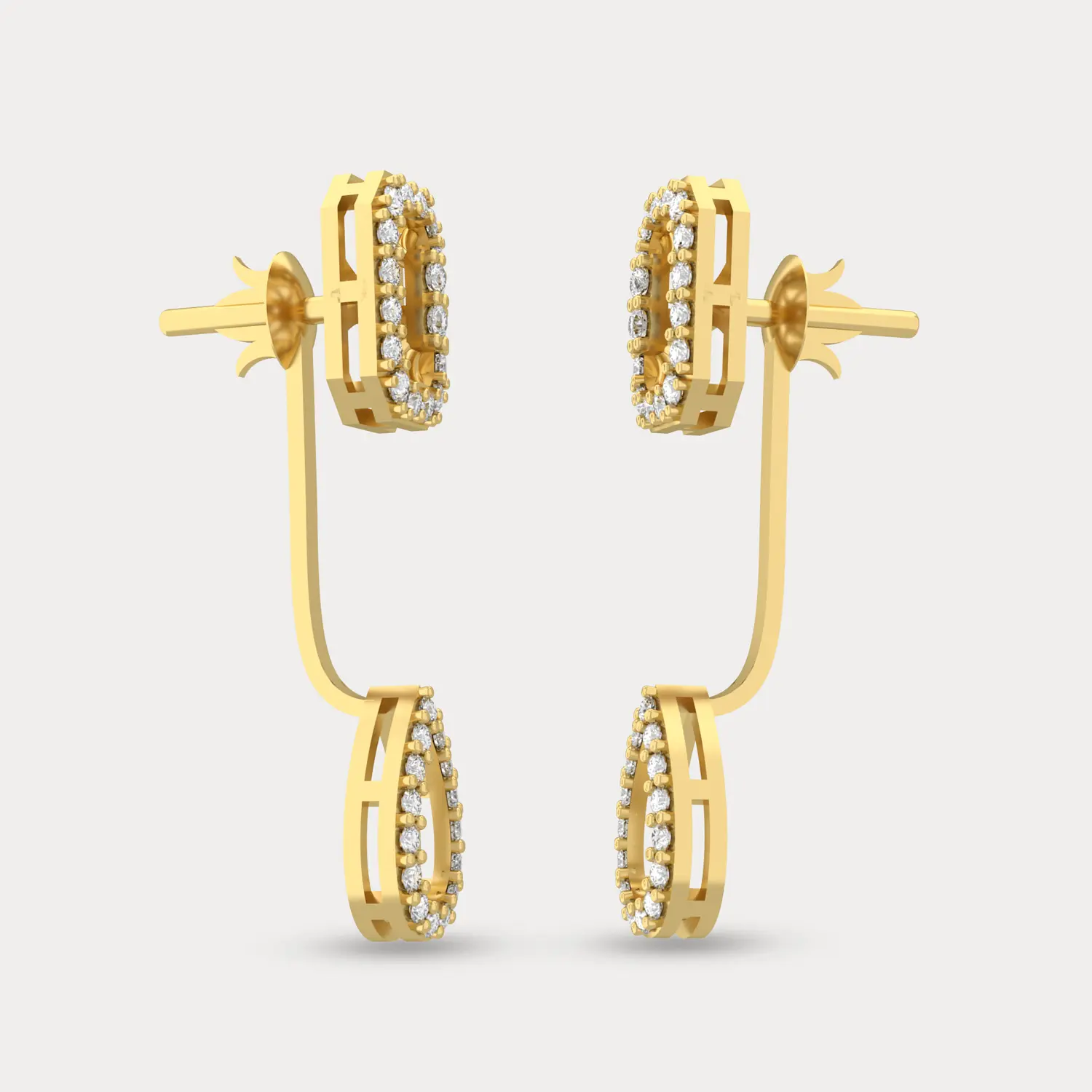DazzleDrops Diamond Earrings, alternate view