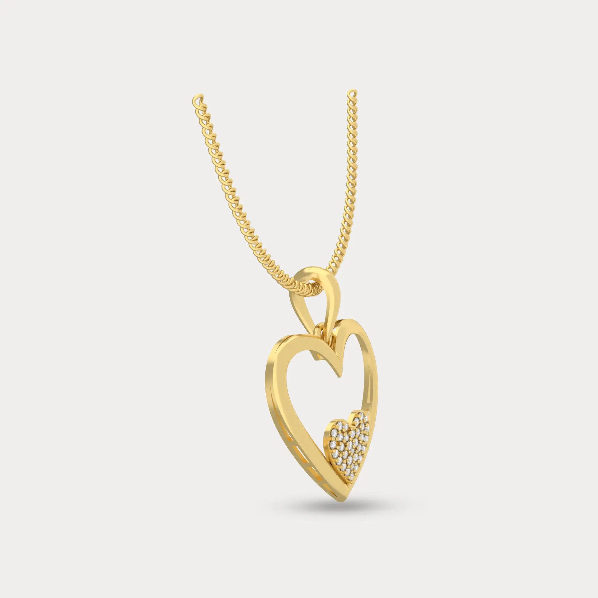 EternalEcho Diamond Pendant, alternate view