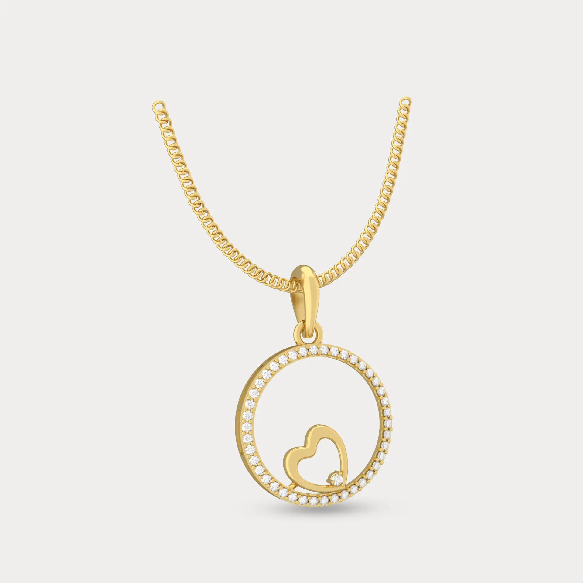 Circlet of Love Diamond Pendant