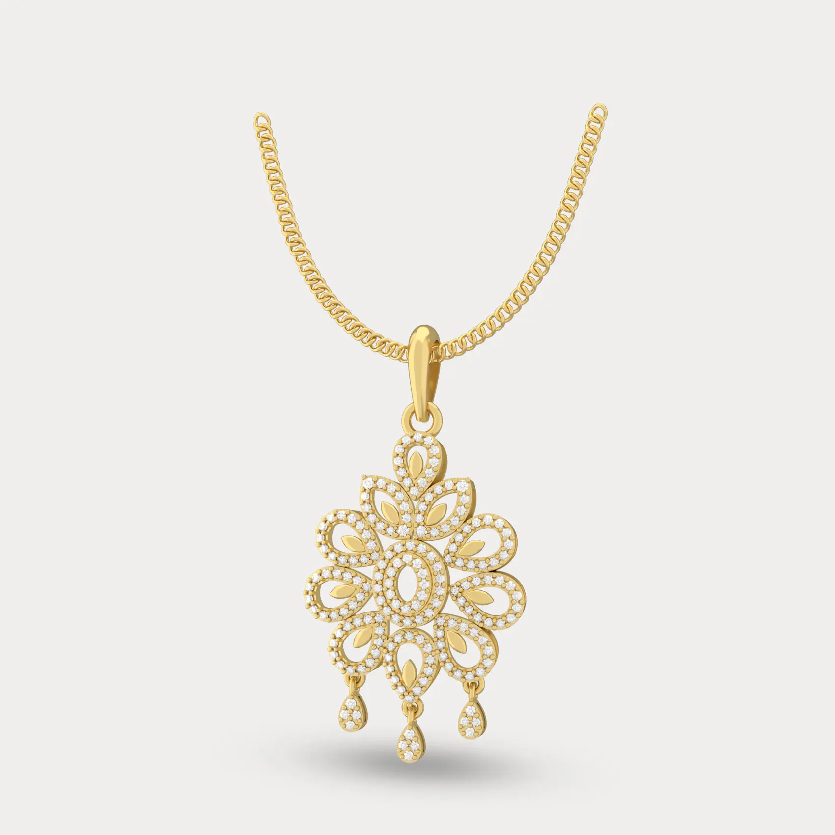 Enchanted Garden Diamond Pendnat