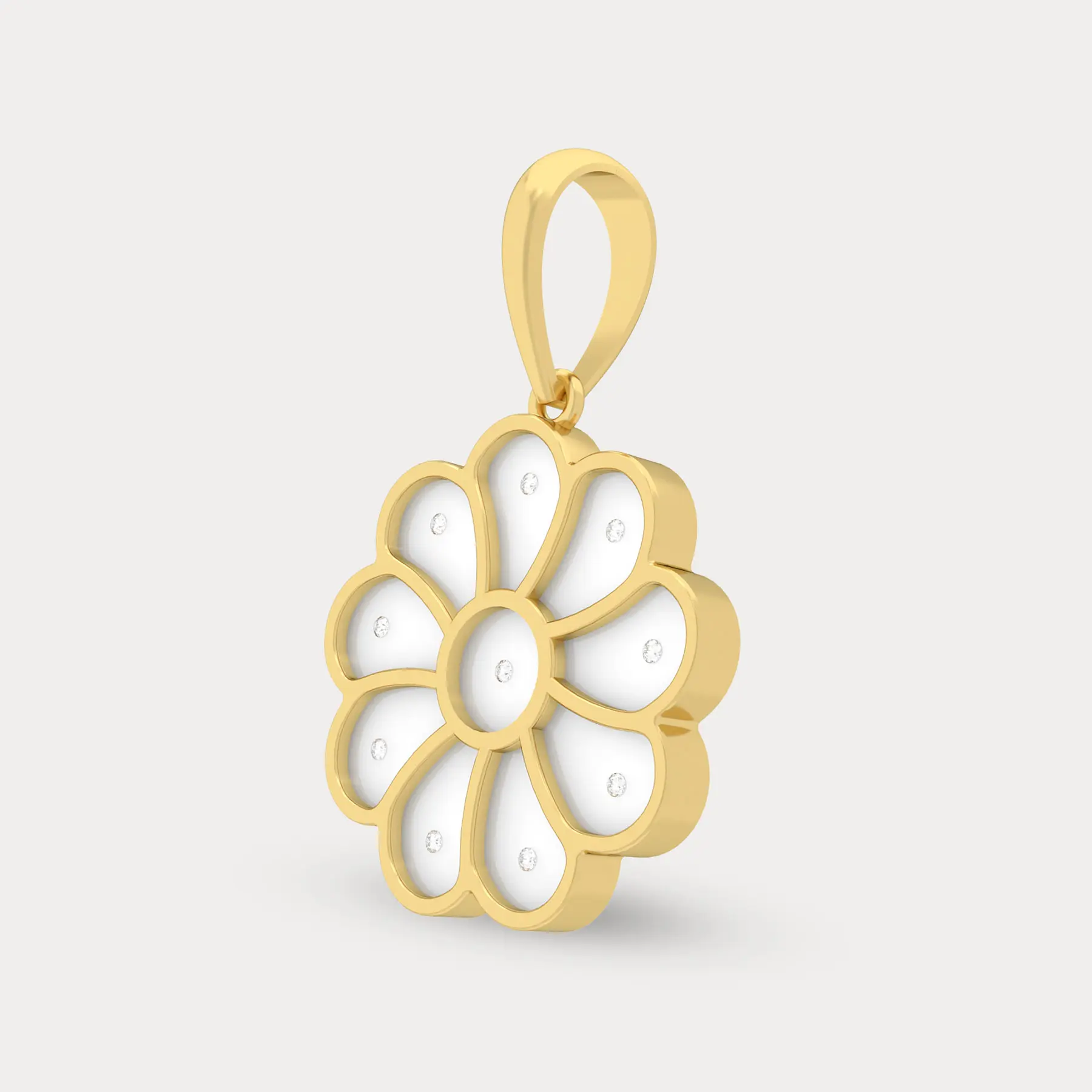 Petals of Passion Diamond Pendant