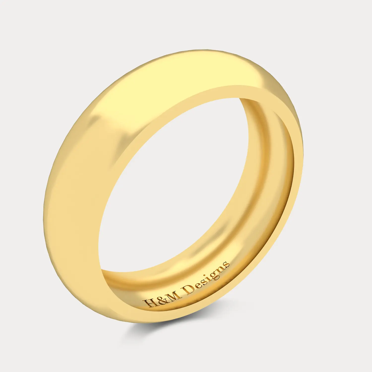 Golden Halo Ring, alternate view