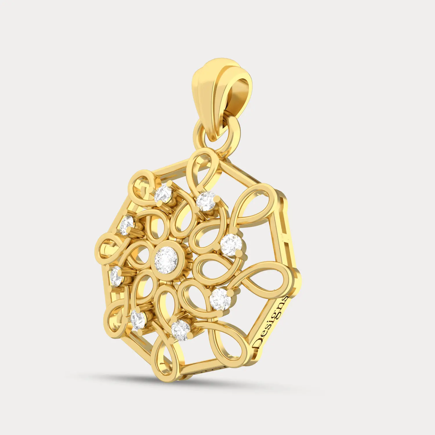 Harmony's Embrace Diamond Pendant