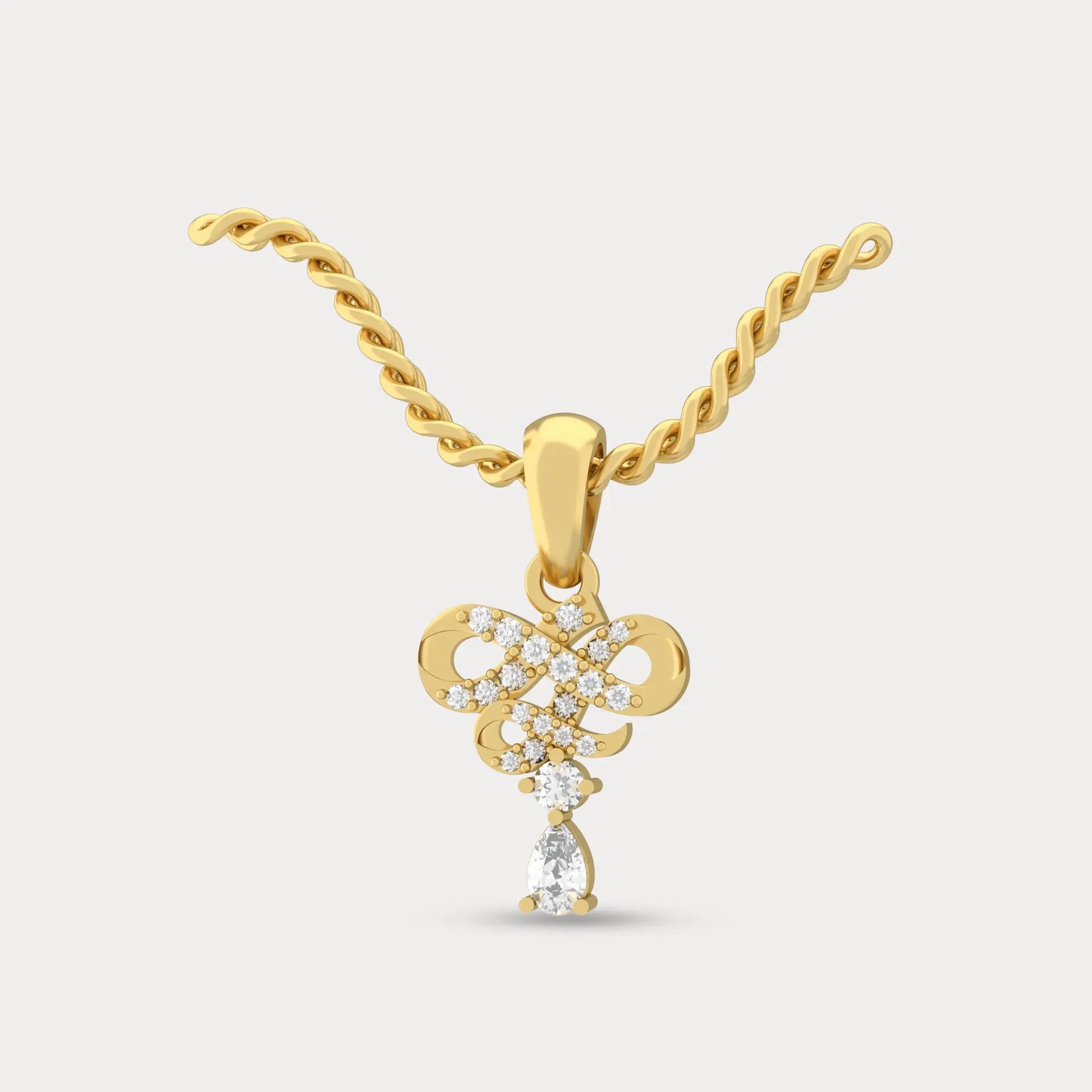 LoveTwirl Diamond Pendant