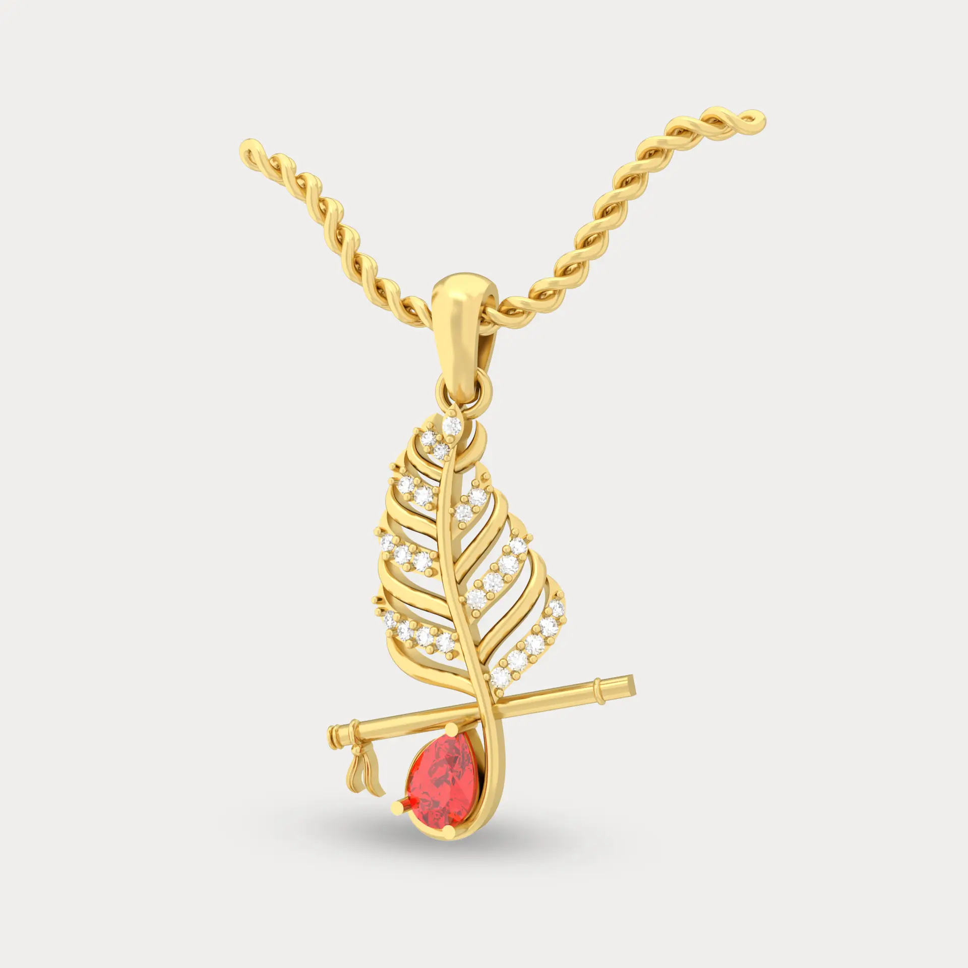 Krishna Diamond Pendant