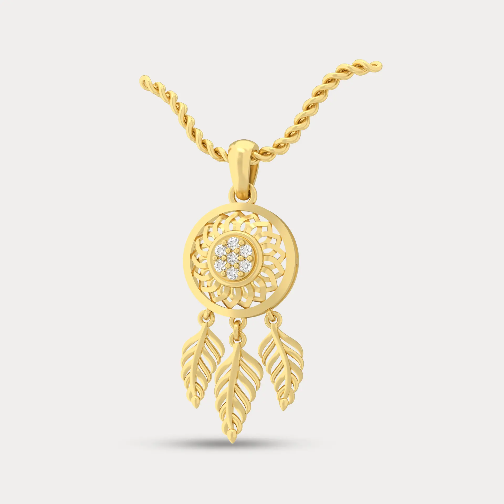Dreamcatcher Diamond Pendant