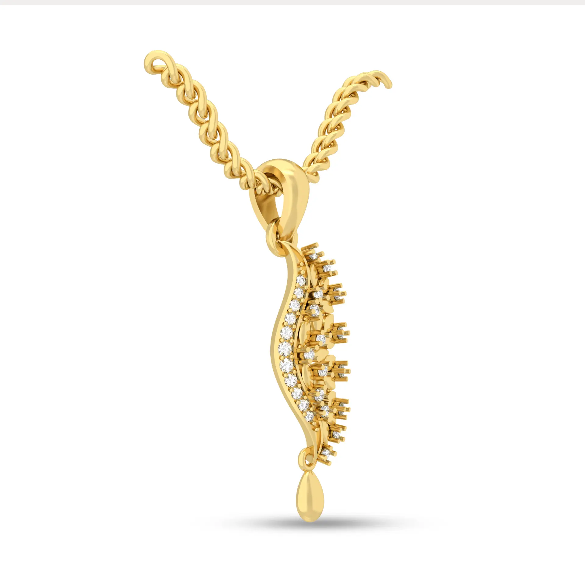 Garden Of Eden Diamond Pendants, alternate view