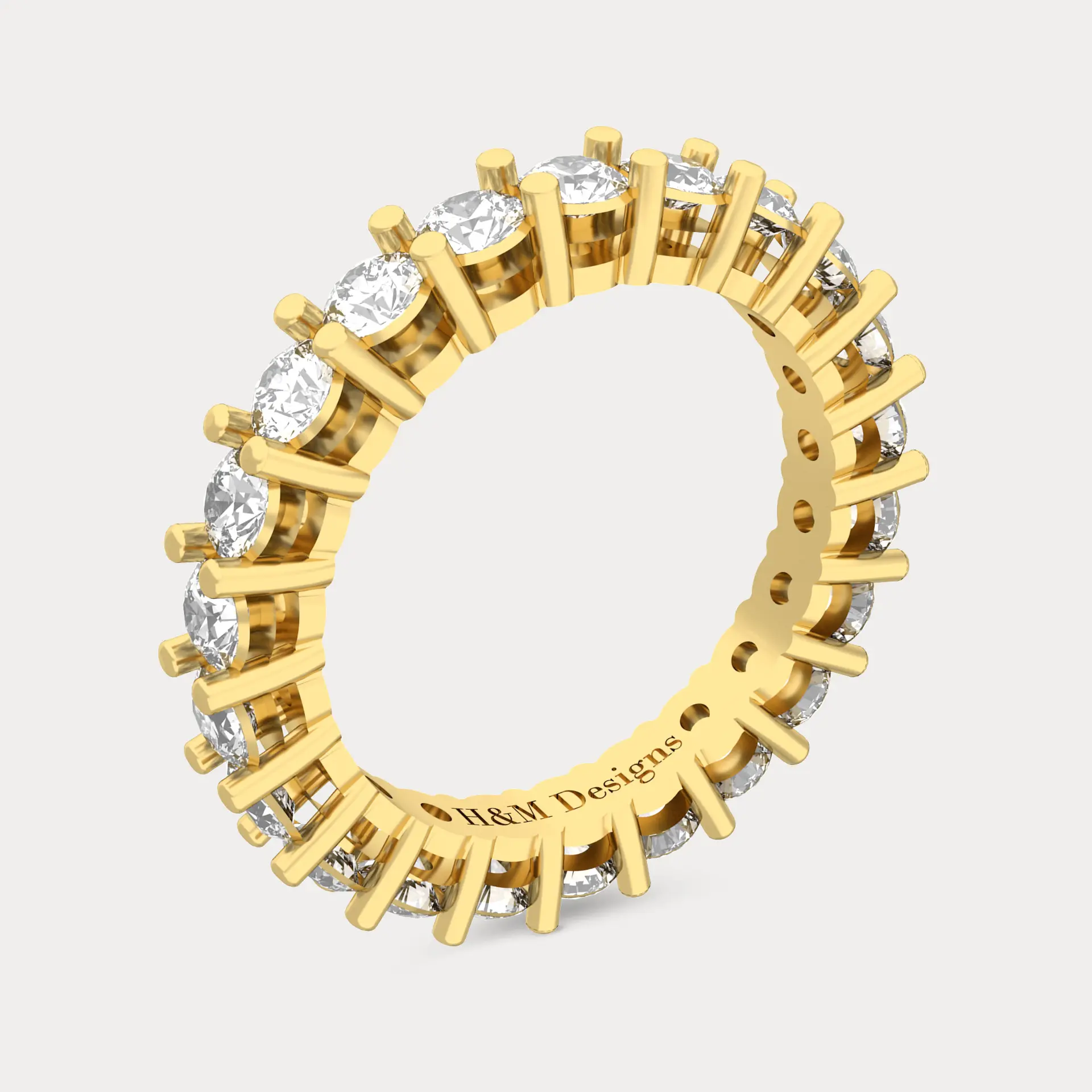 Round Stone Interval Band