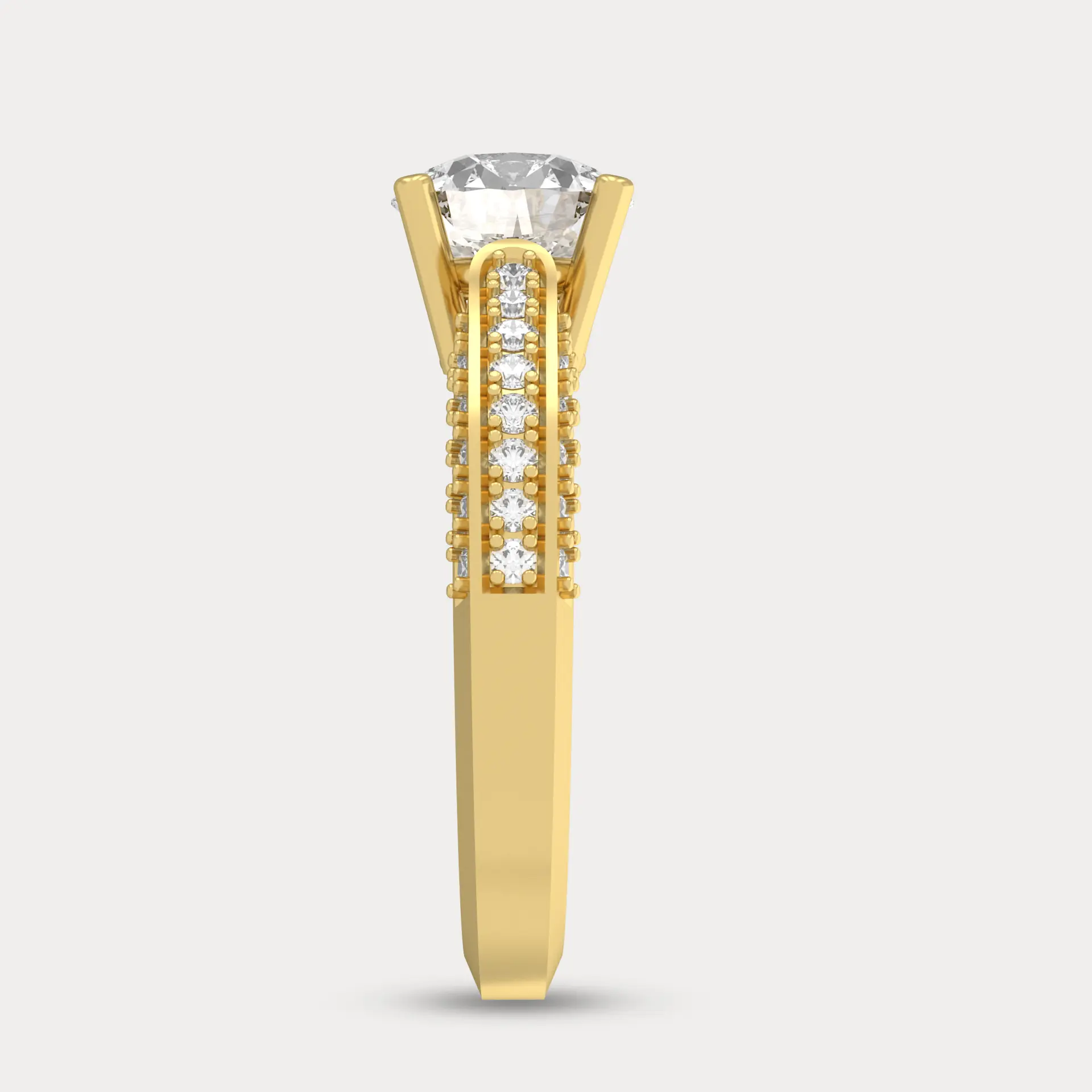 Solitare Elementary Ring, alternate view