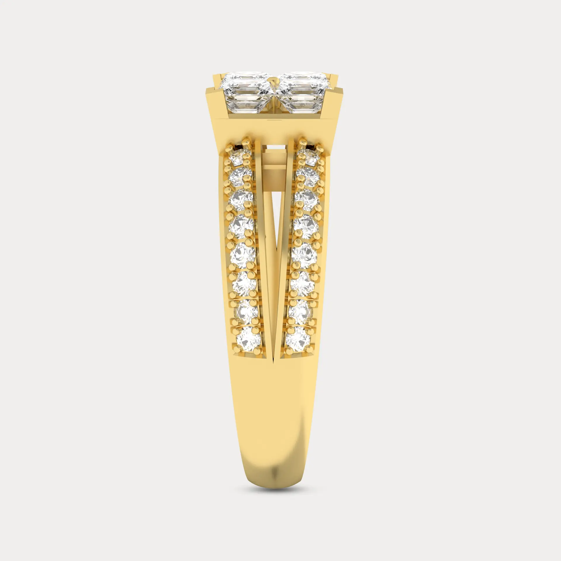 White Princess Accent Ring, alternate view