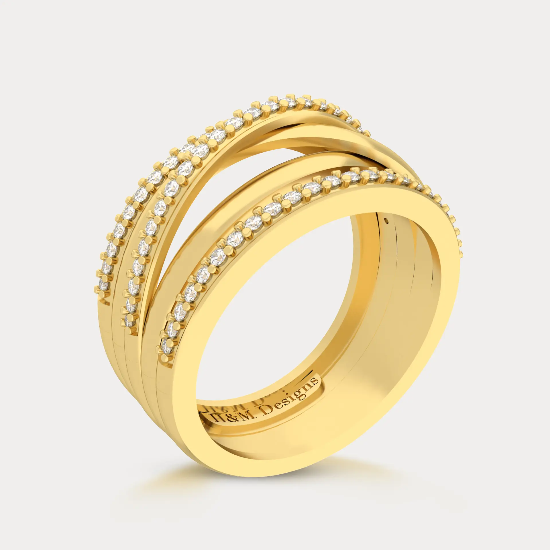 Wavy String Ring