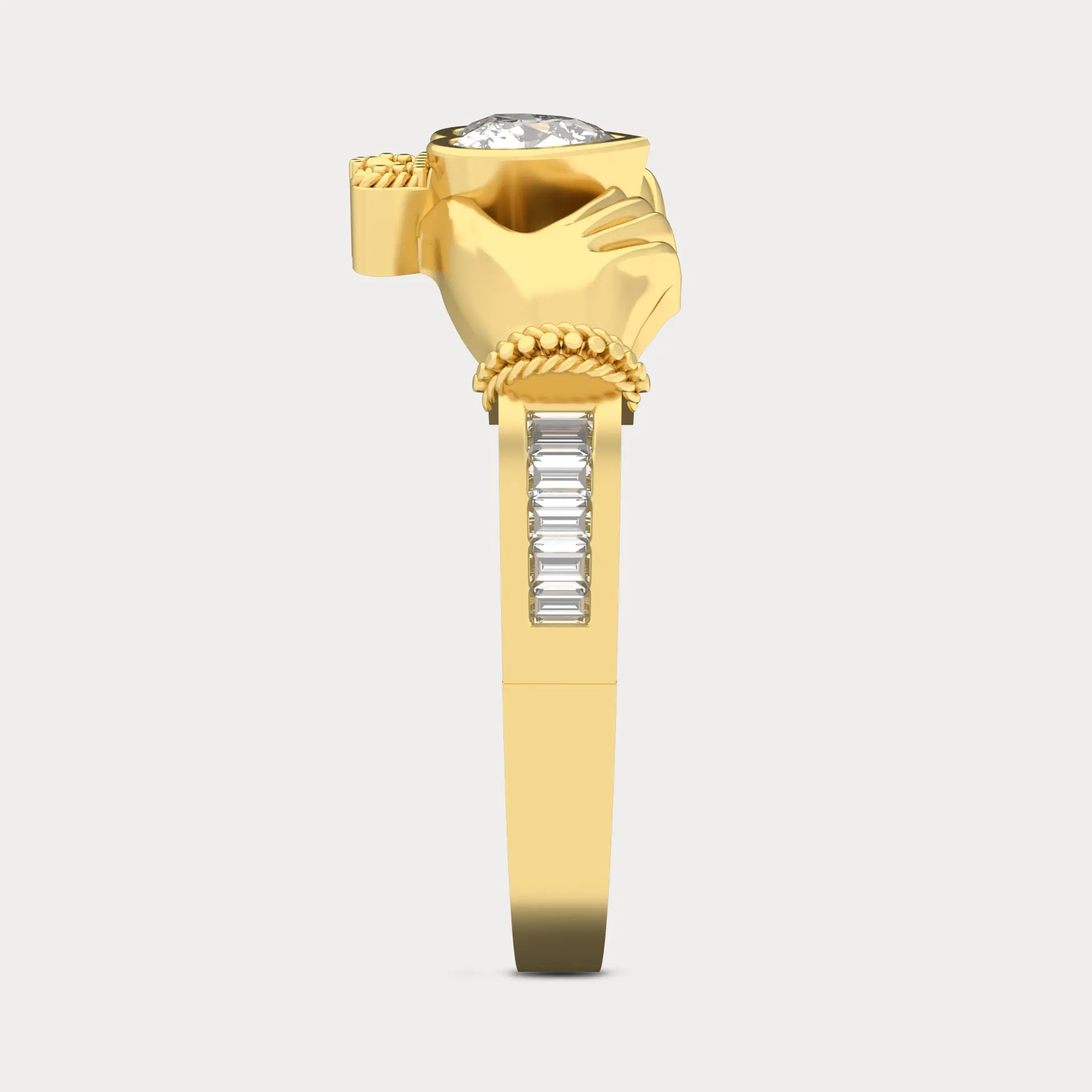 Center Heart Ring, alternate view