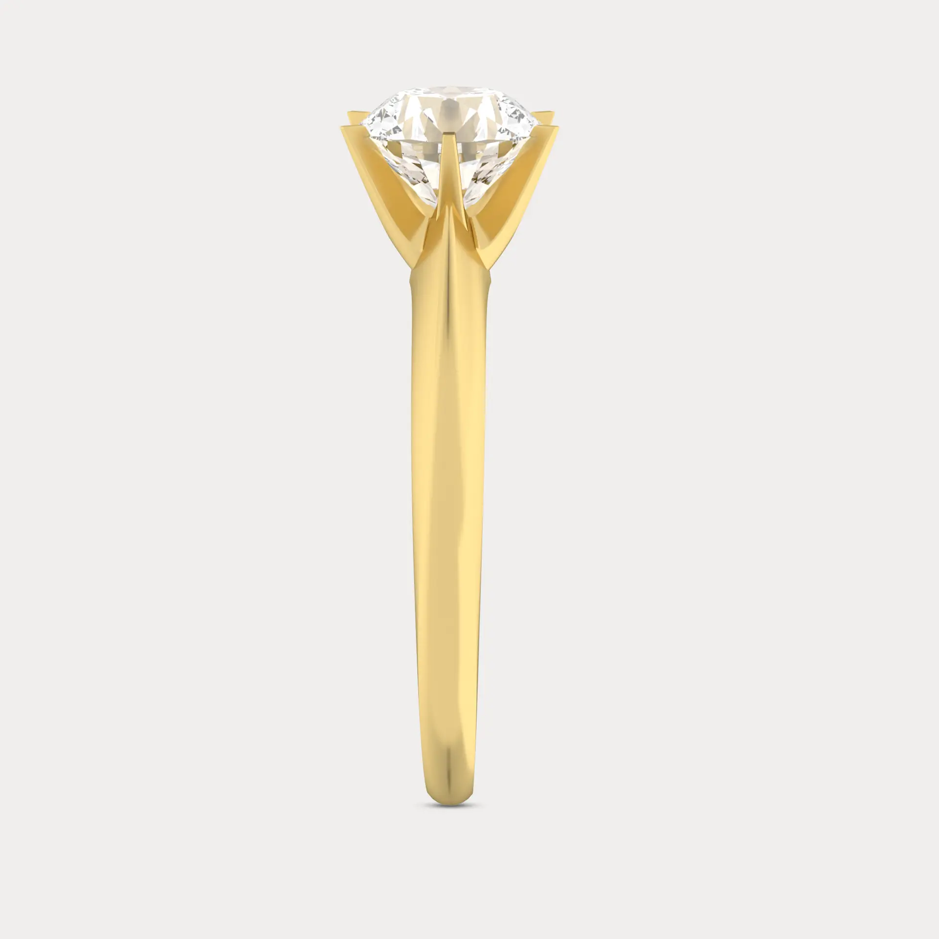 Sleek Soliatrie Ring, alternate view