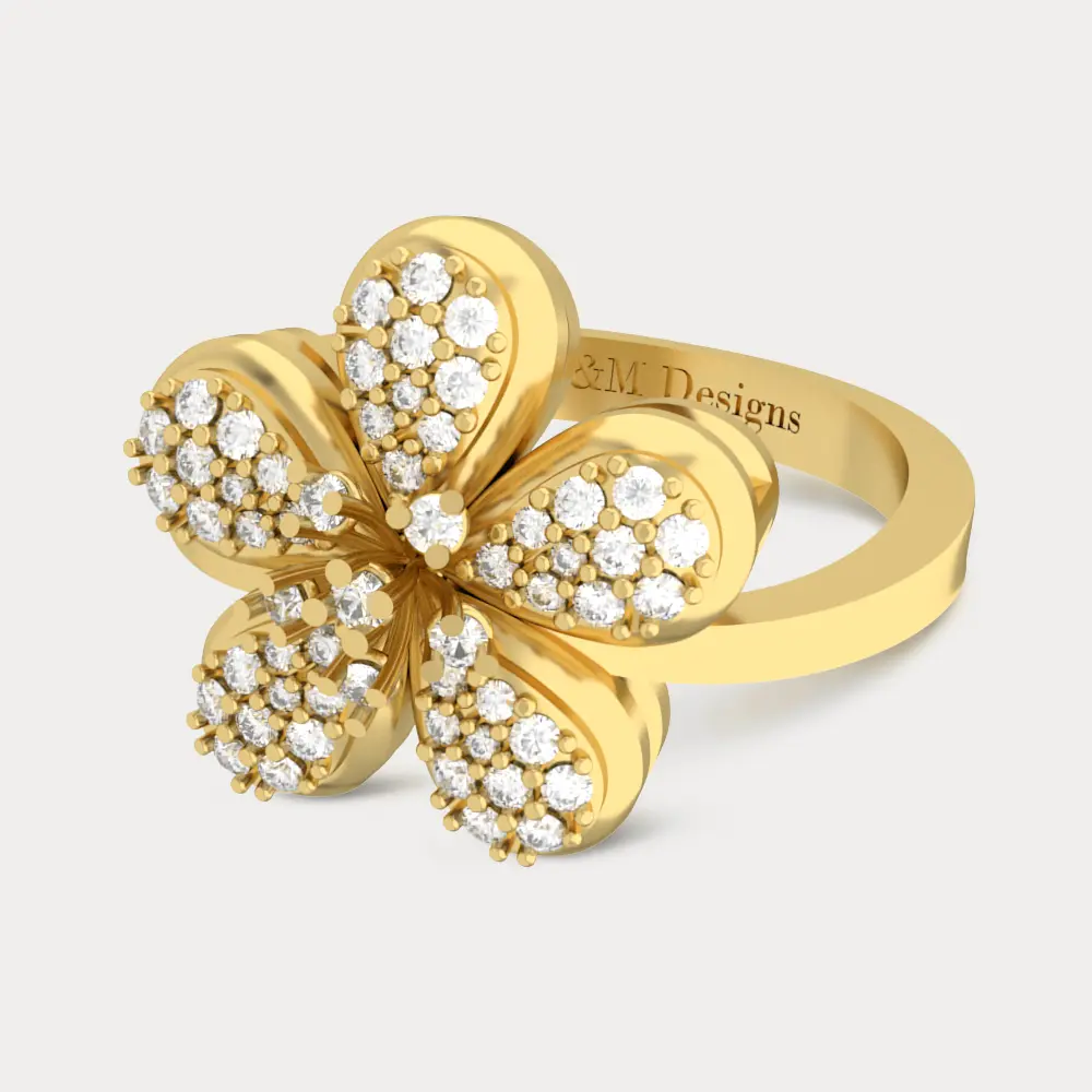 Floret Casual Ring, alternate view