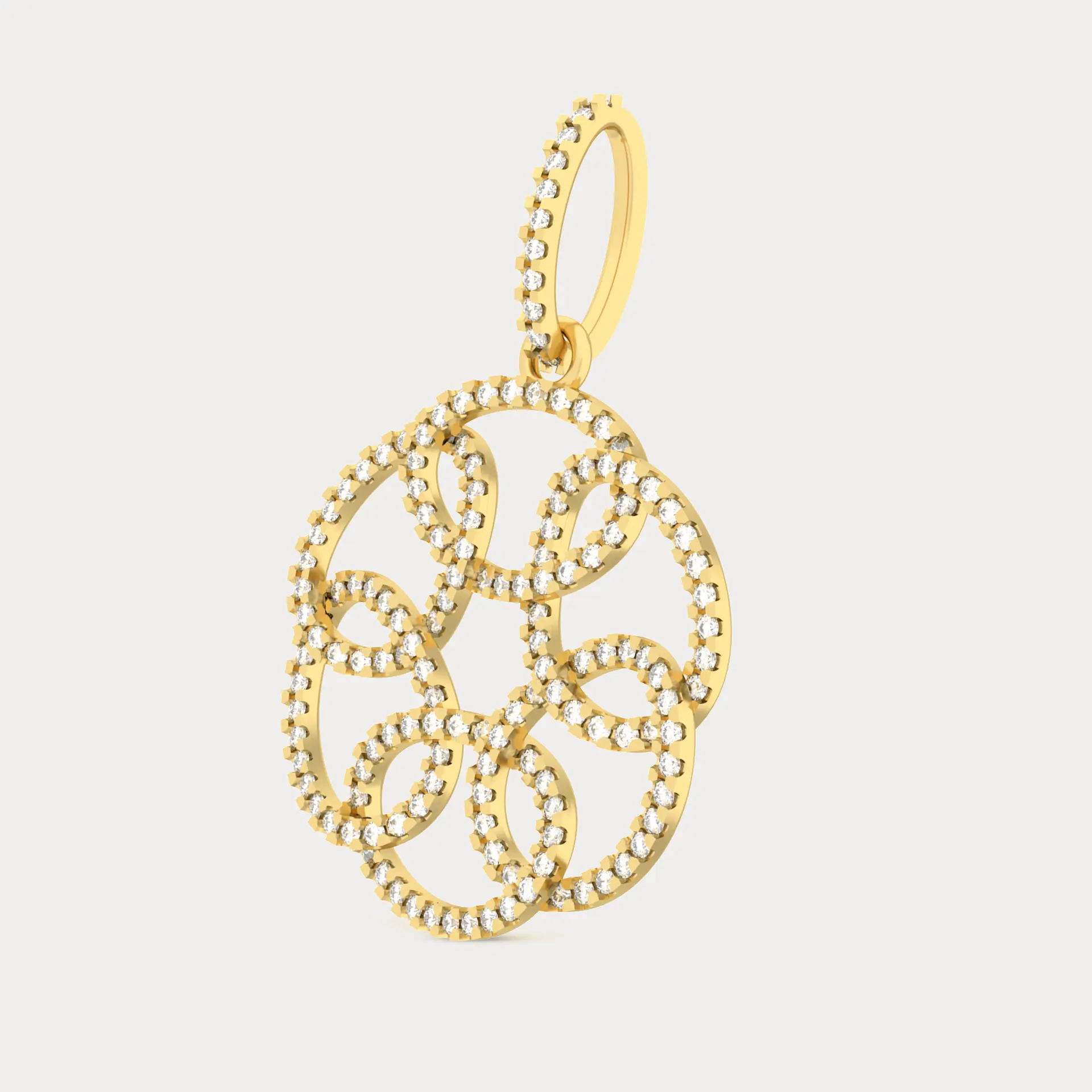 Glowing Diamond Pendant