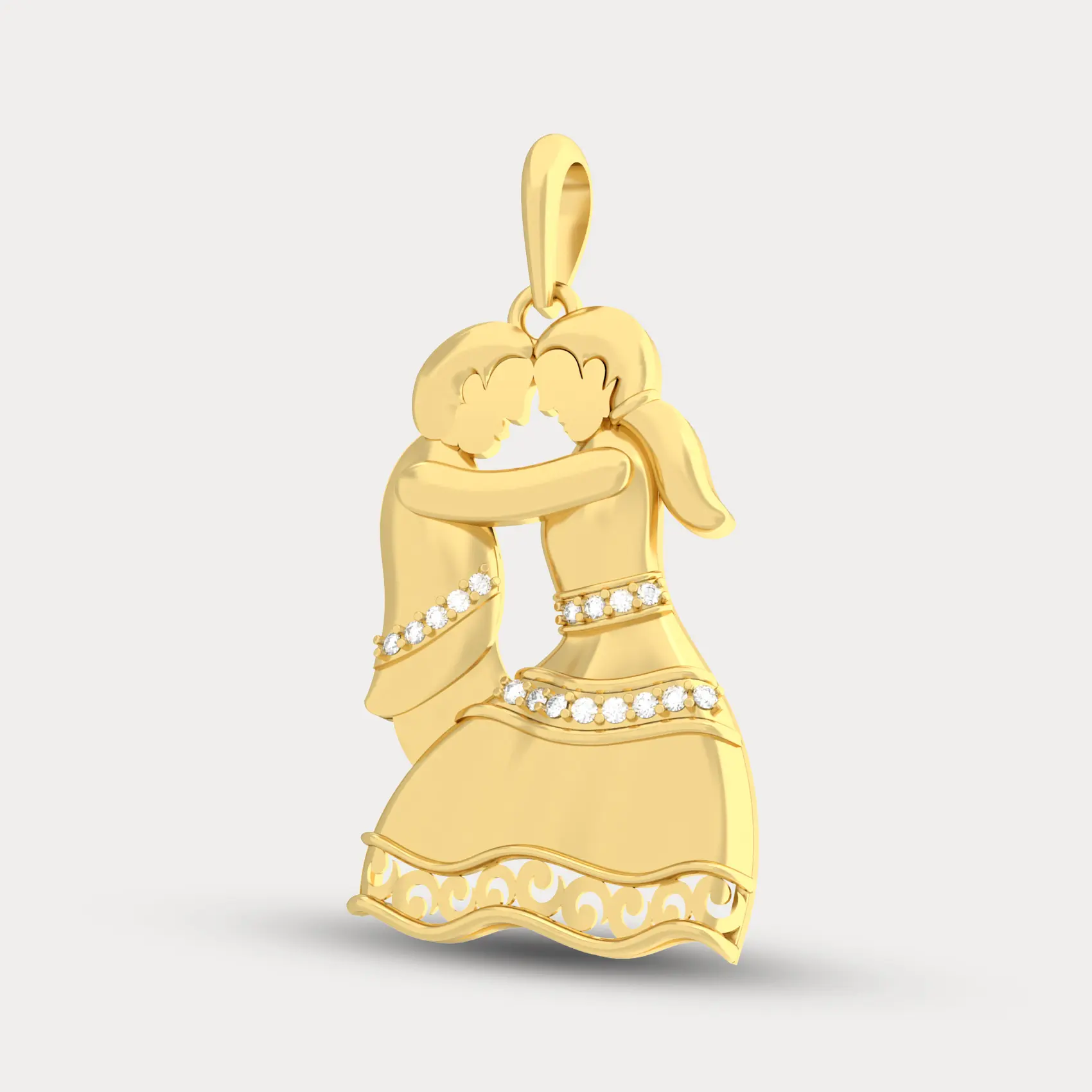 Cute Couple  Pendant
