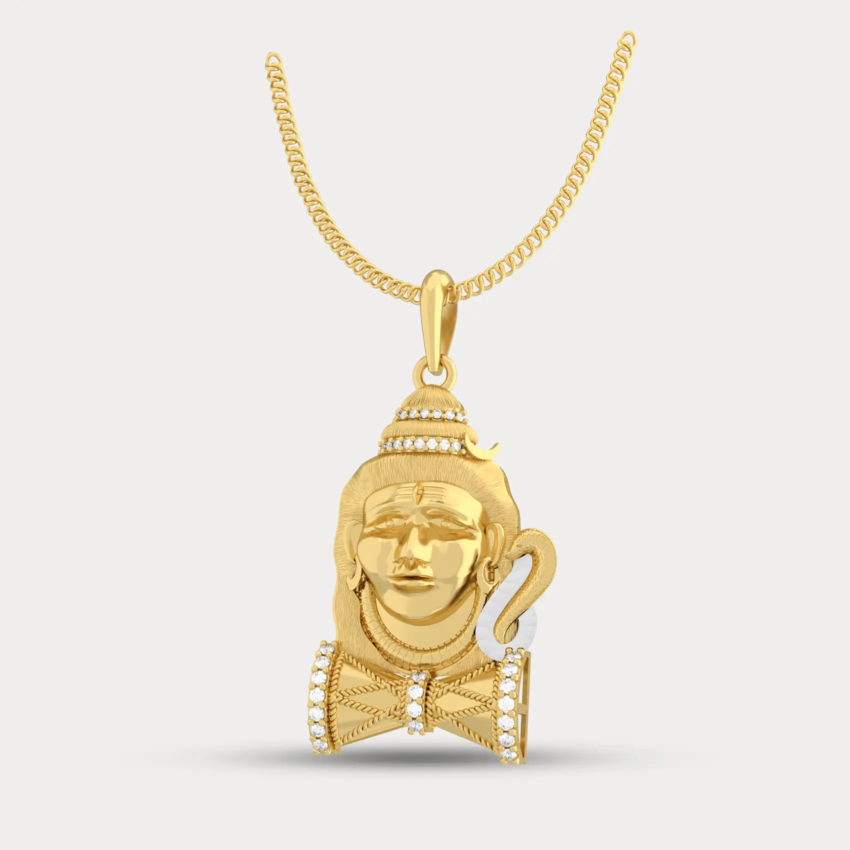 Shiva Diamond Pendant