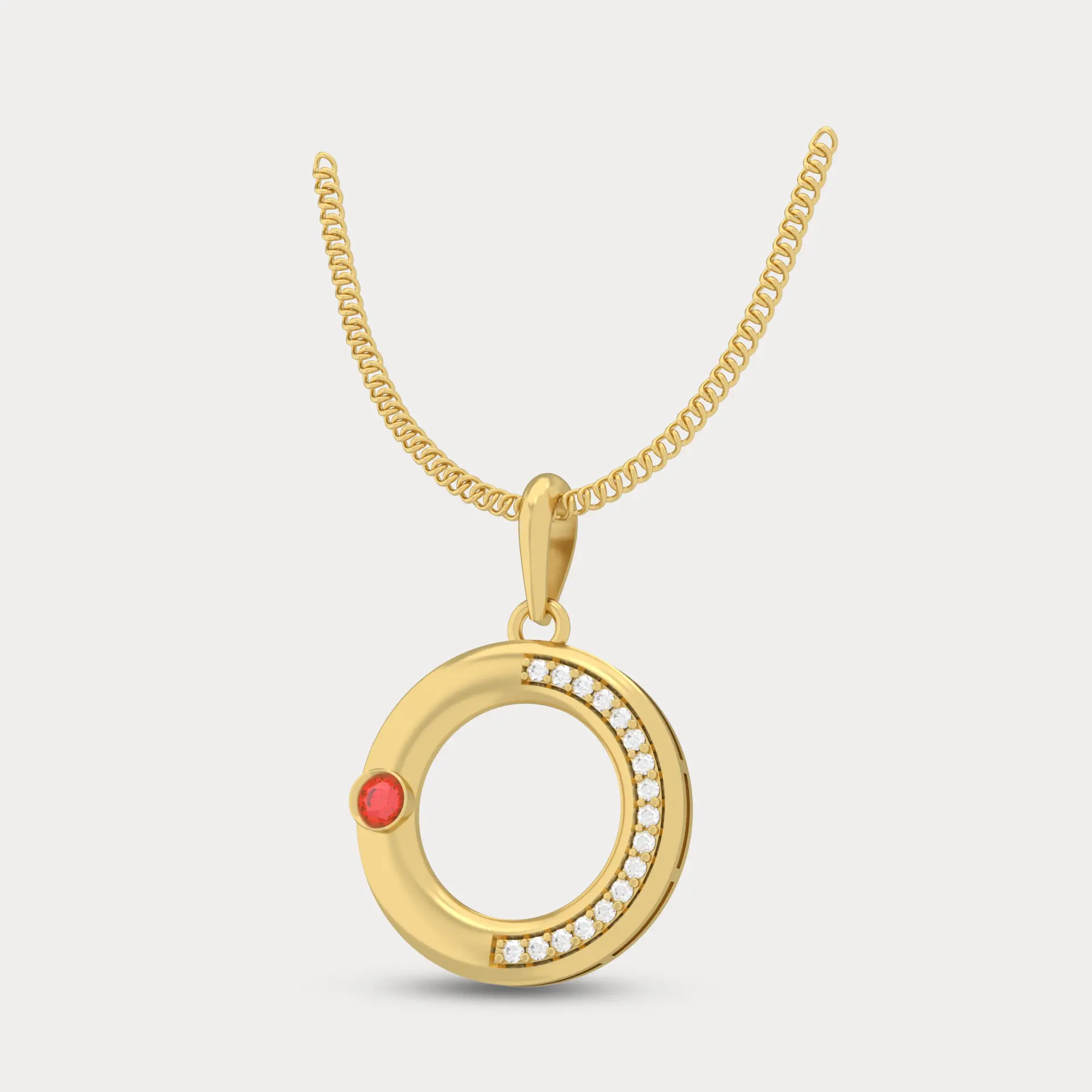 Gleaming Diamond  Pendant
