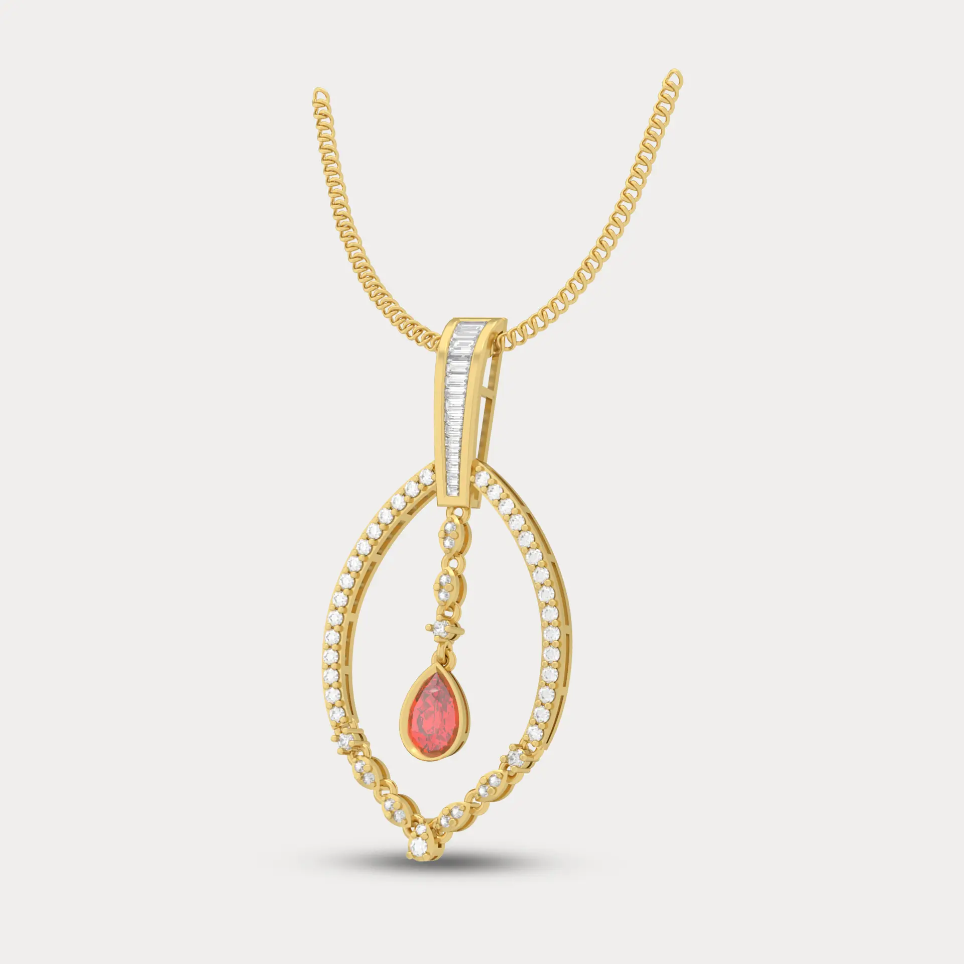 Drop Dangle Fushion Pendant 