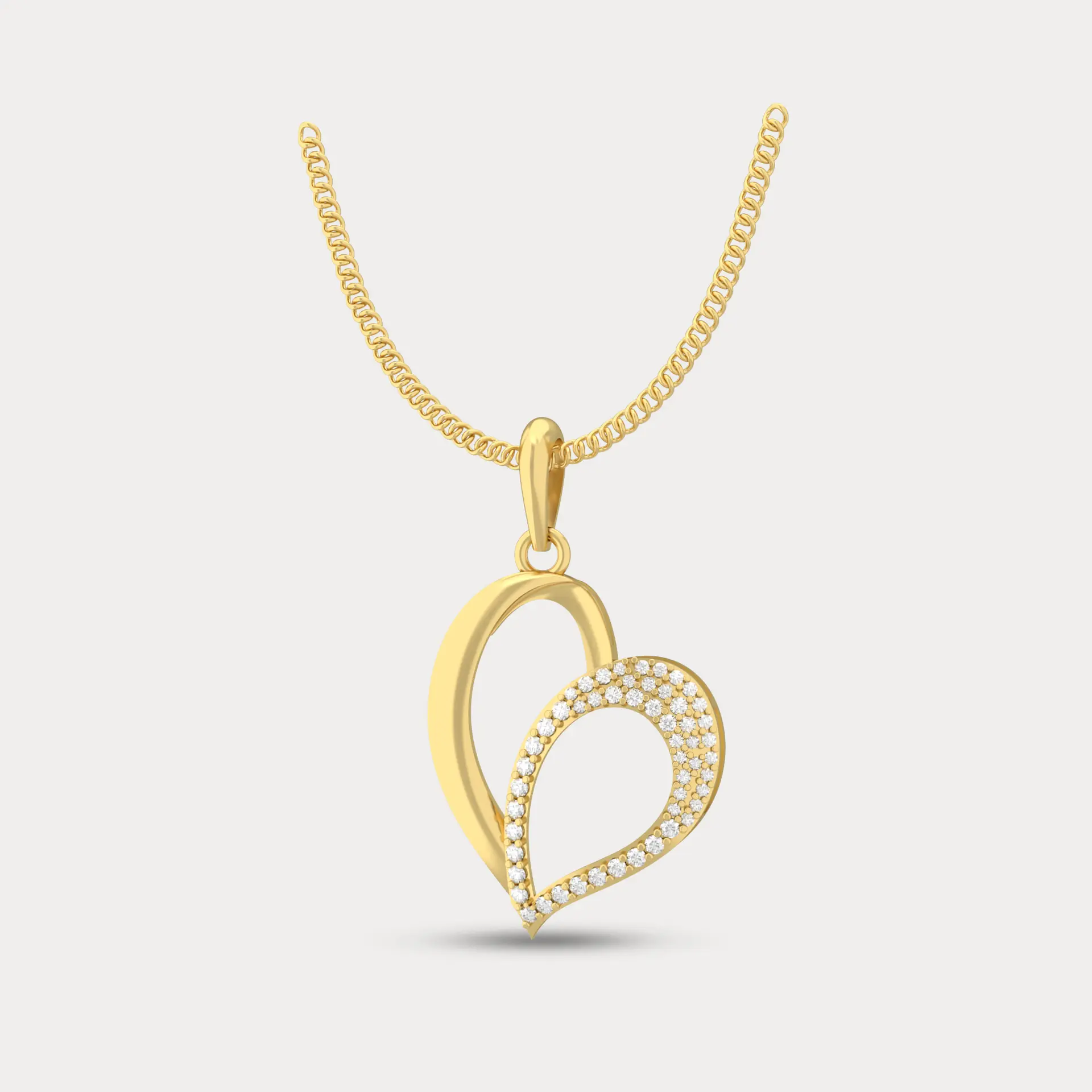 GoldLove Diamond Pendant