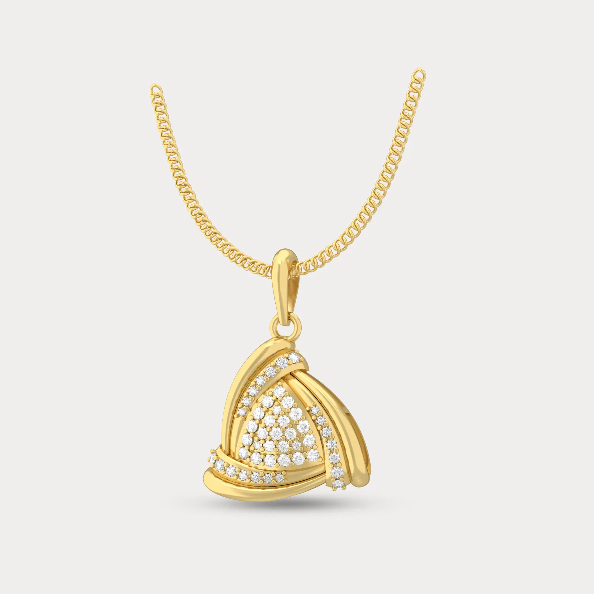  Triquetra Diamond Pendant