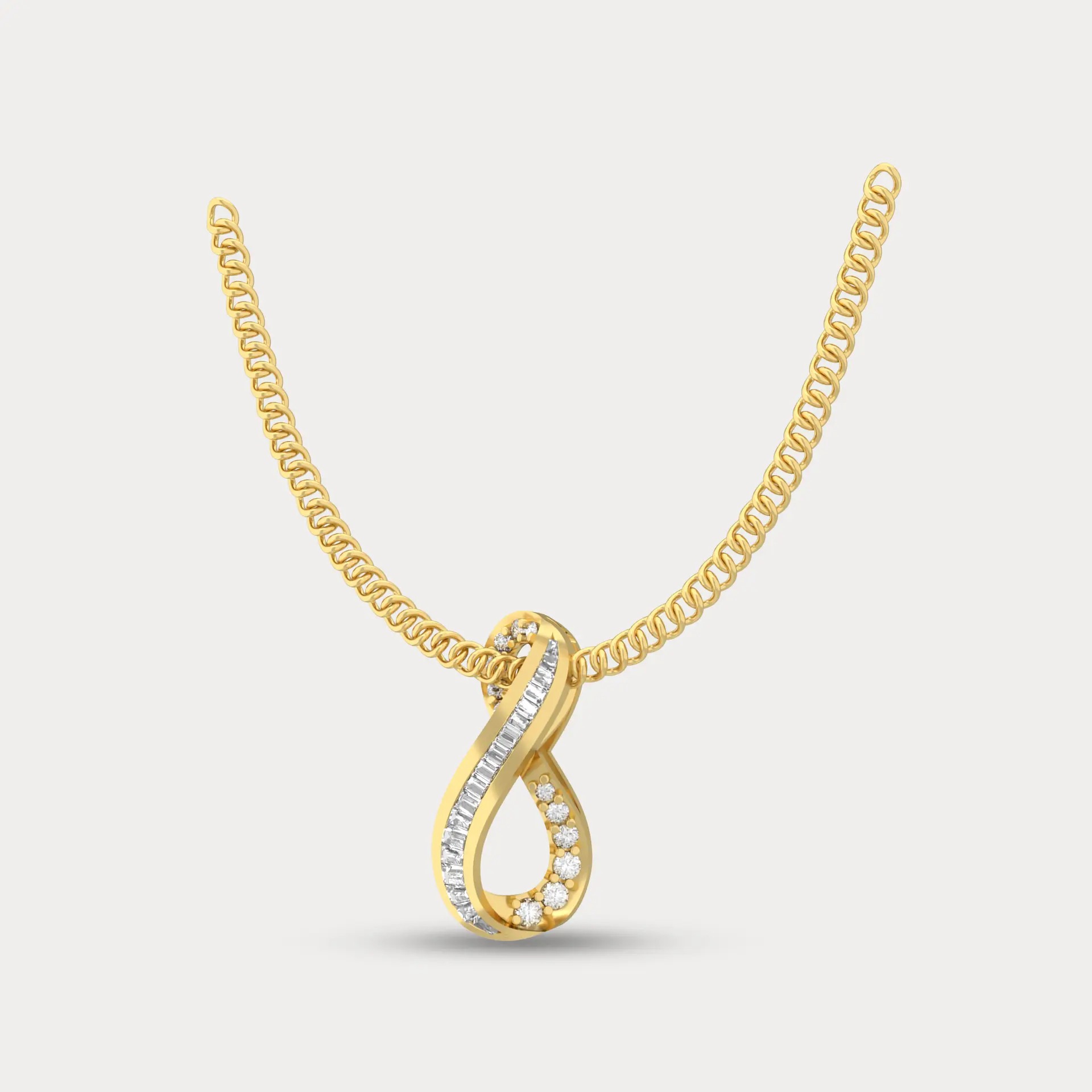 Infinity Diamond Pendant