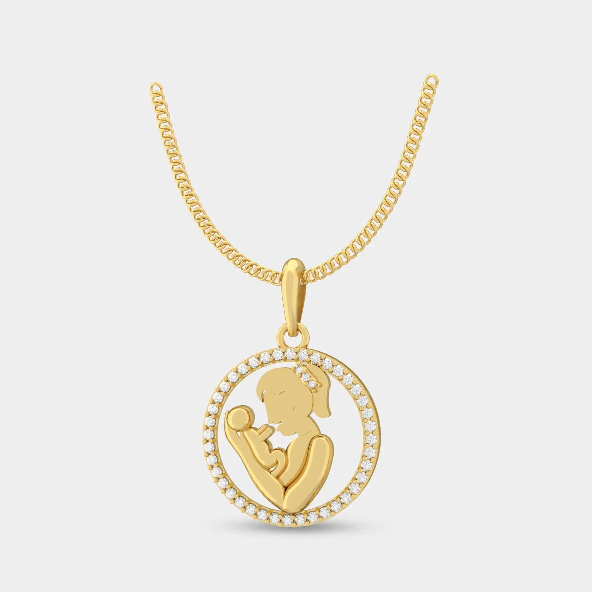 Ambika Diamond  Pendant