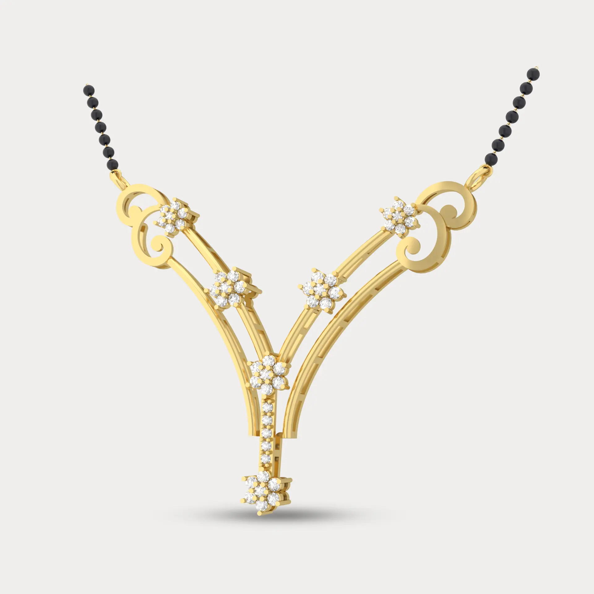 Wishful Flowers Mangalsutra 