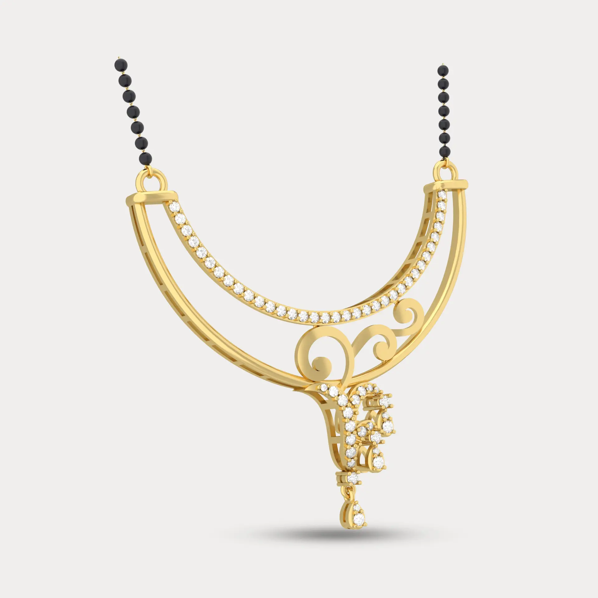 Evershine Charming Mangalsutra, alternate view