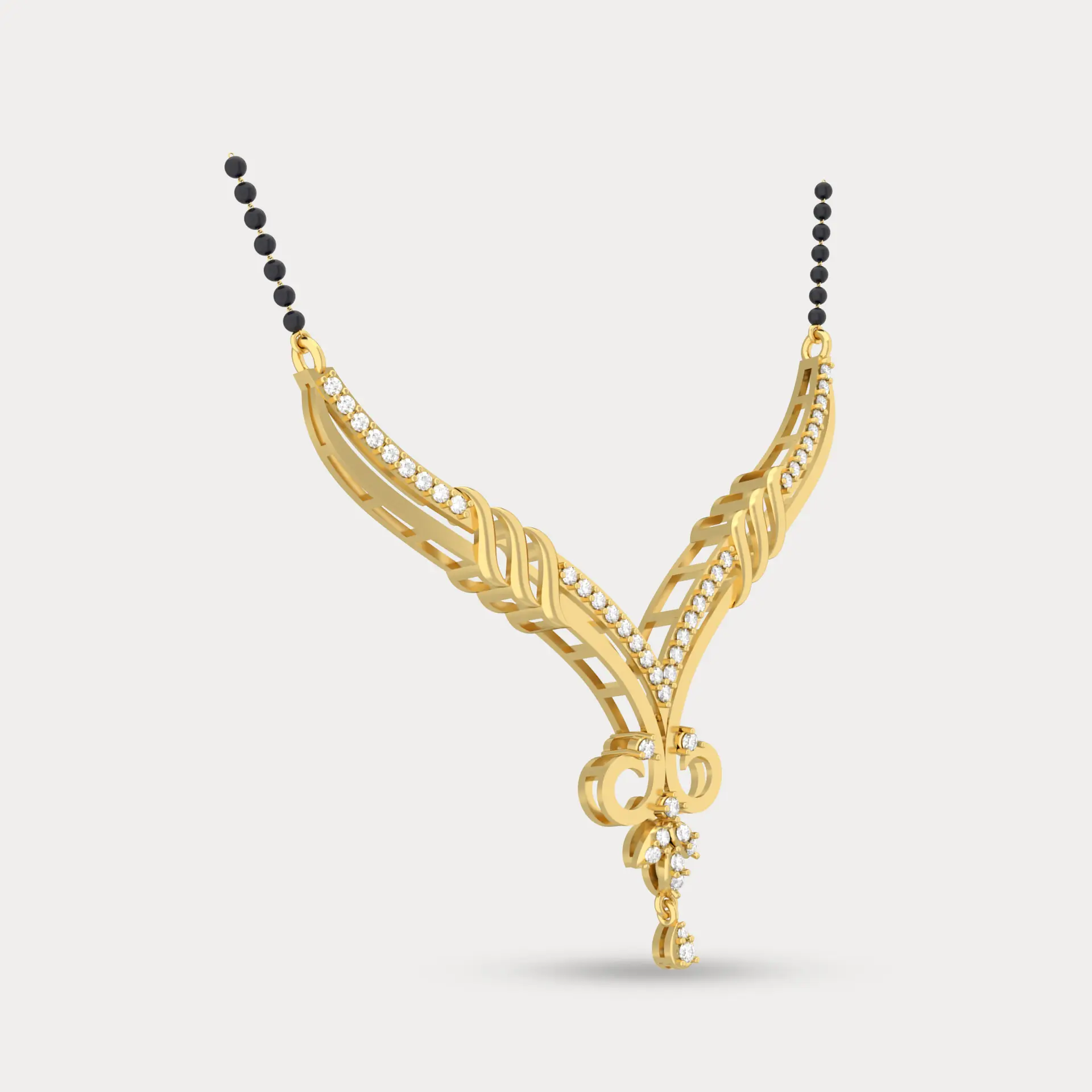 Tarini Diamond Mangalsutra, alternate view